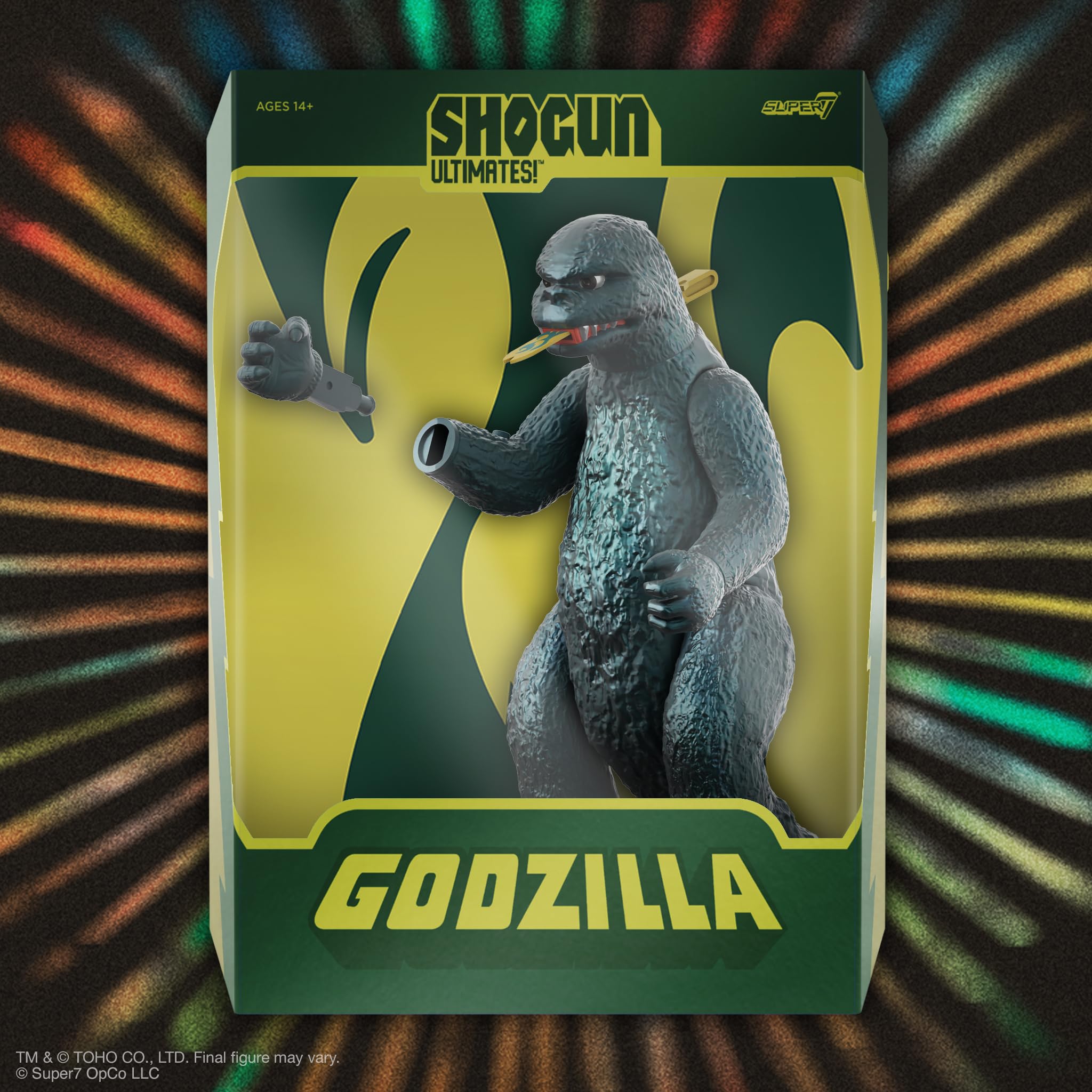Amazon.com: Super7 ULTIMATES! Toho Shogun Godzilla (Green Metallic