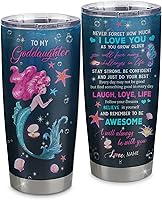 Vista 50 de Personalized To My Goddaughter From Godmother Stainless Steel Tumbler Cup Lion My Precious Goddaughter Birthday Graduation Christmas Travel Mug 20oz
