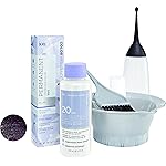 ion Permanent Creme Hair Color 4VV Plum, Vegan, Cruelty Free, PPD Free, 100% Gray Coverage, LongLasting, FadeResistant Color, 2.05 oz