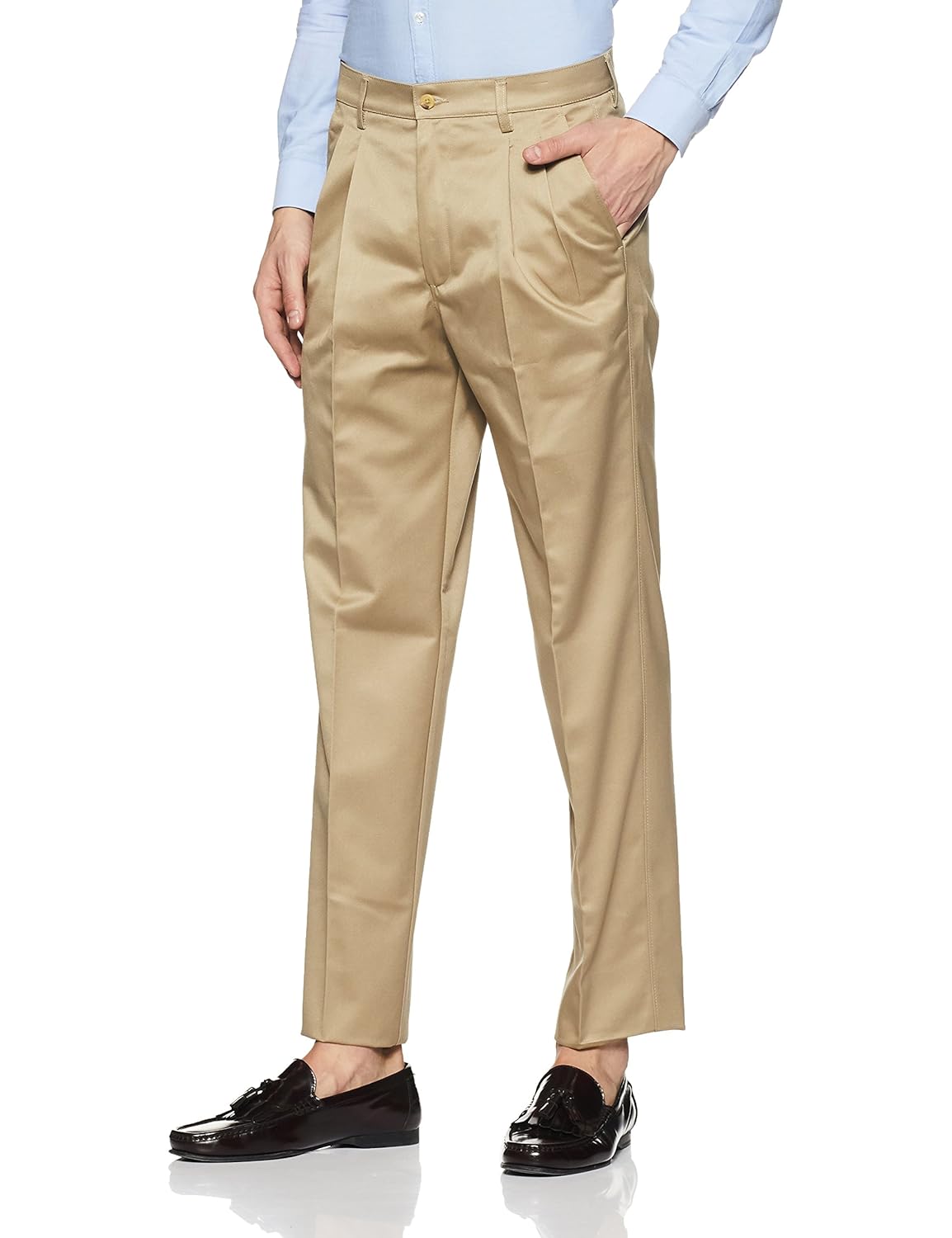 Peter England Men's Formal Trousers Amazon.in Fashion