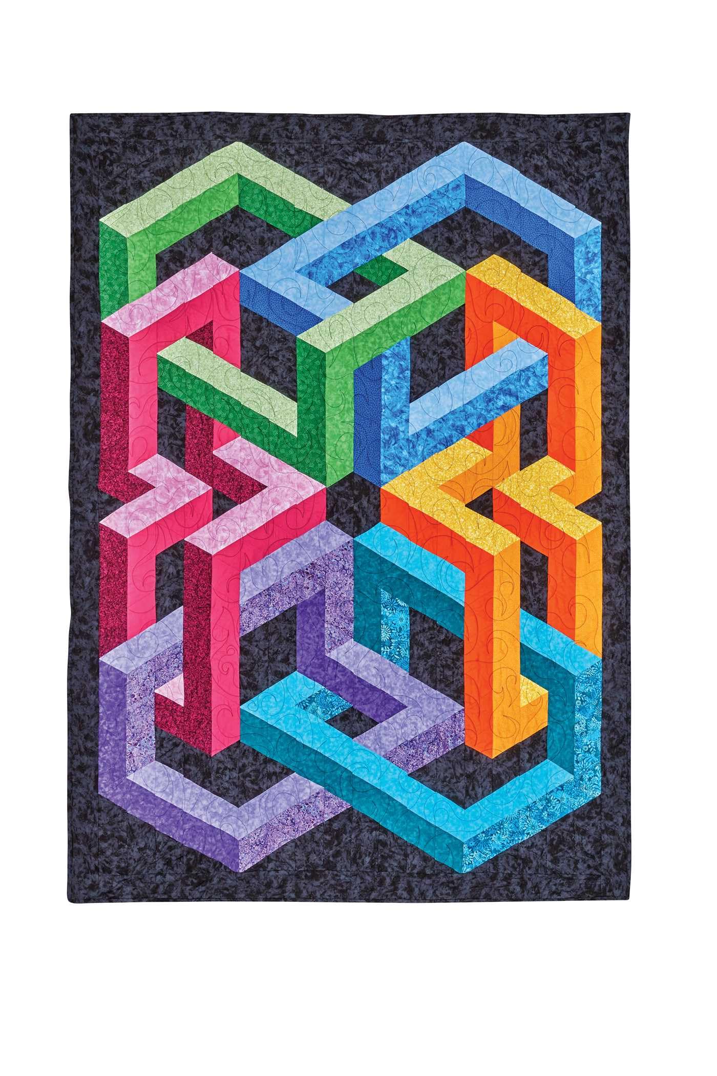 Stunning 3-D Quilts Simplified: Create Dimension With Color, Value & Geometric Shapes