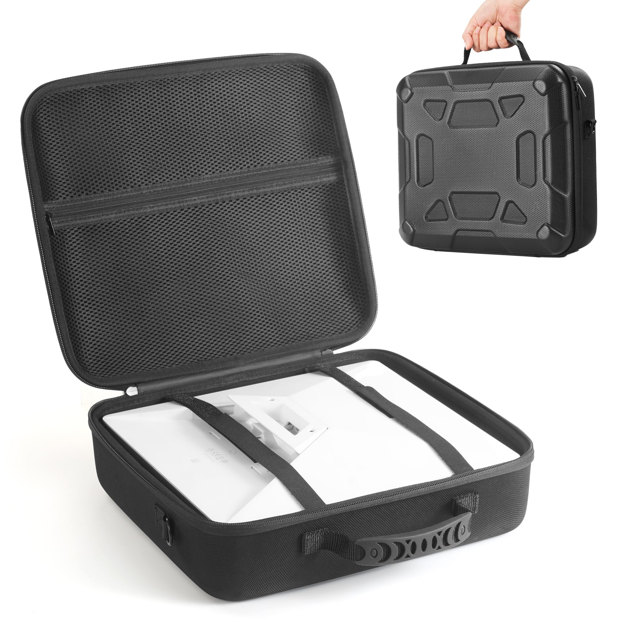 Custodia per Starlink Mini, custodia rigida impermeabile antiurto adatta per accessori Star LinkMini, borsa da trasporto portatile a tracolla, molto adatta per attività all'aperto, viaggi, alpinismo e