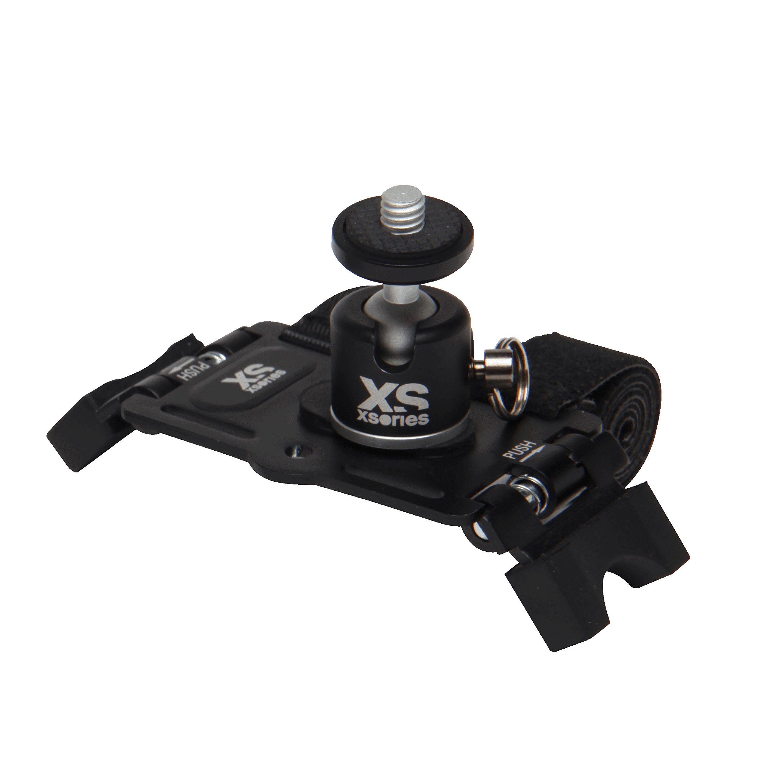 Xsories Support Action ACMOU – Fixation Universelle Pour Appareil Photo Et Téléphone – Rose Et Noir
