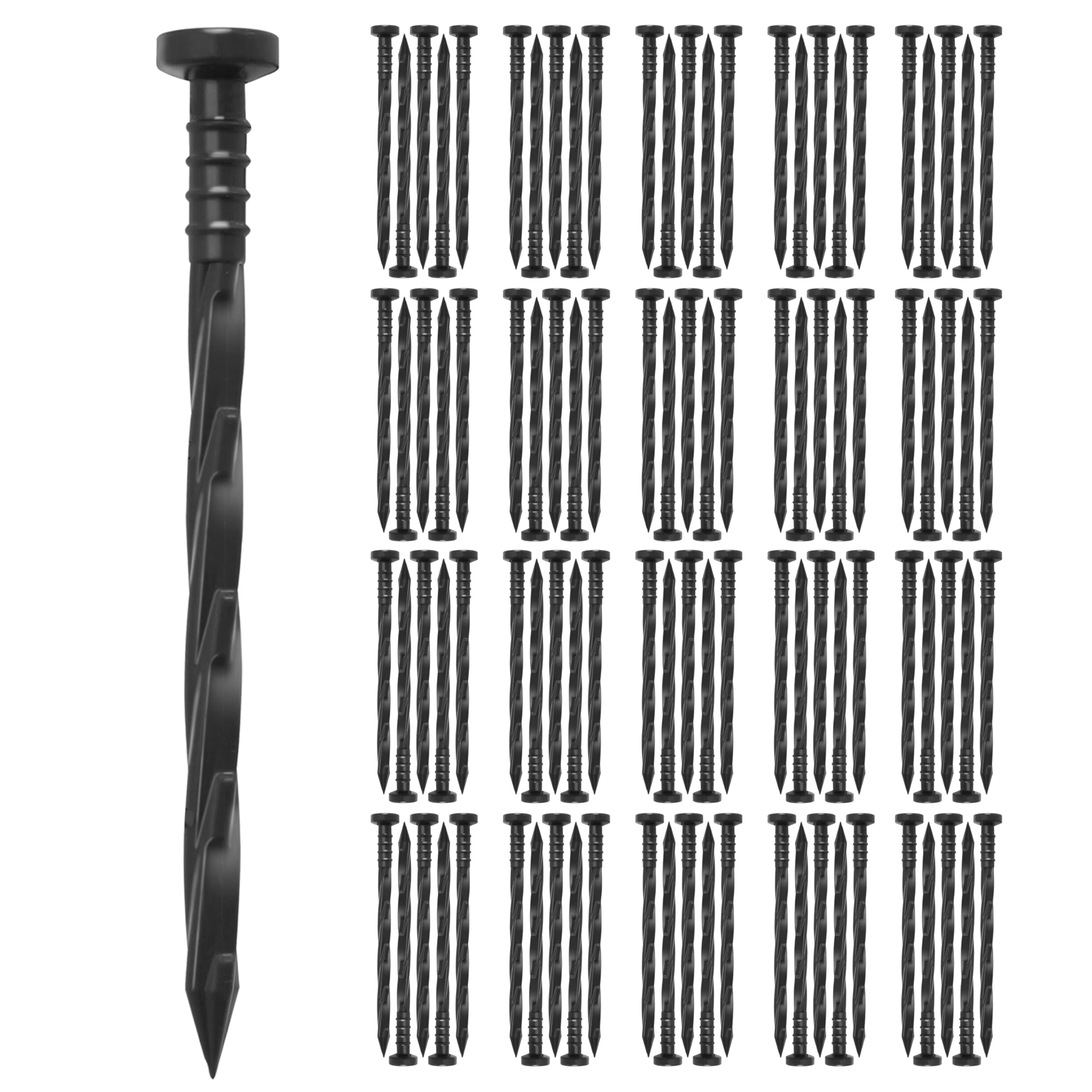 Gardzen 100 pcs Landscape Edging Anchoring Spikes