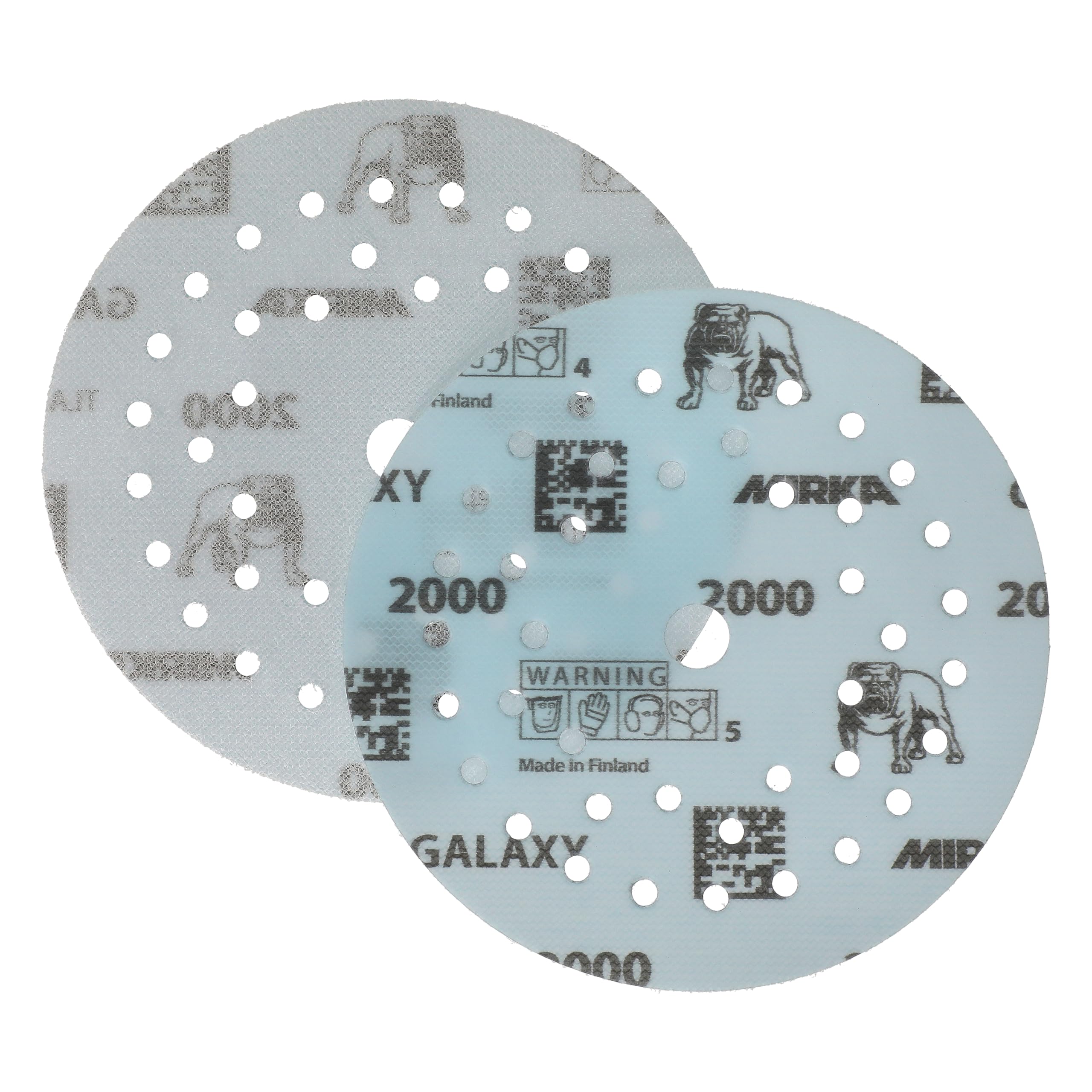 Mirka Galaxy Sandpaper 5 Inch (125mm) - Grit 40, 50 Discs/Pack - Hook - View #12
