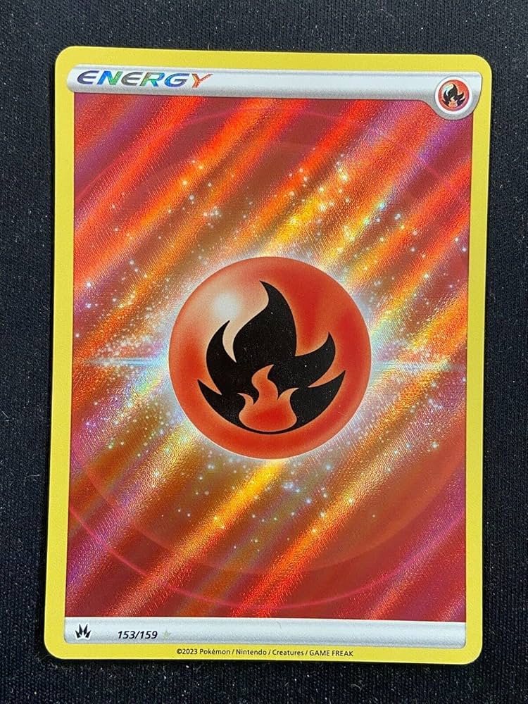 Pokemon - FIre Energy 153/159 - Crown Zenith - Ultra Rare