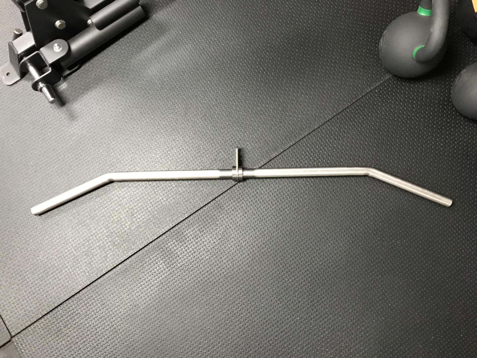 Titan Fitness Stainless Steel LAT Bar 48in. Width