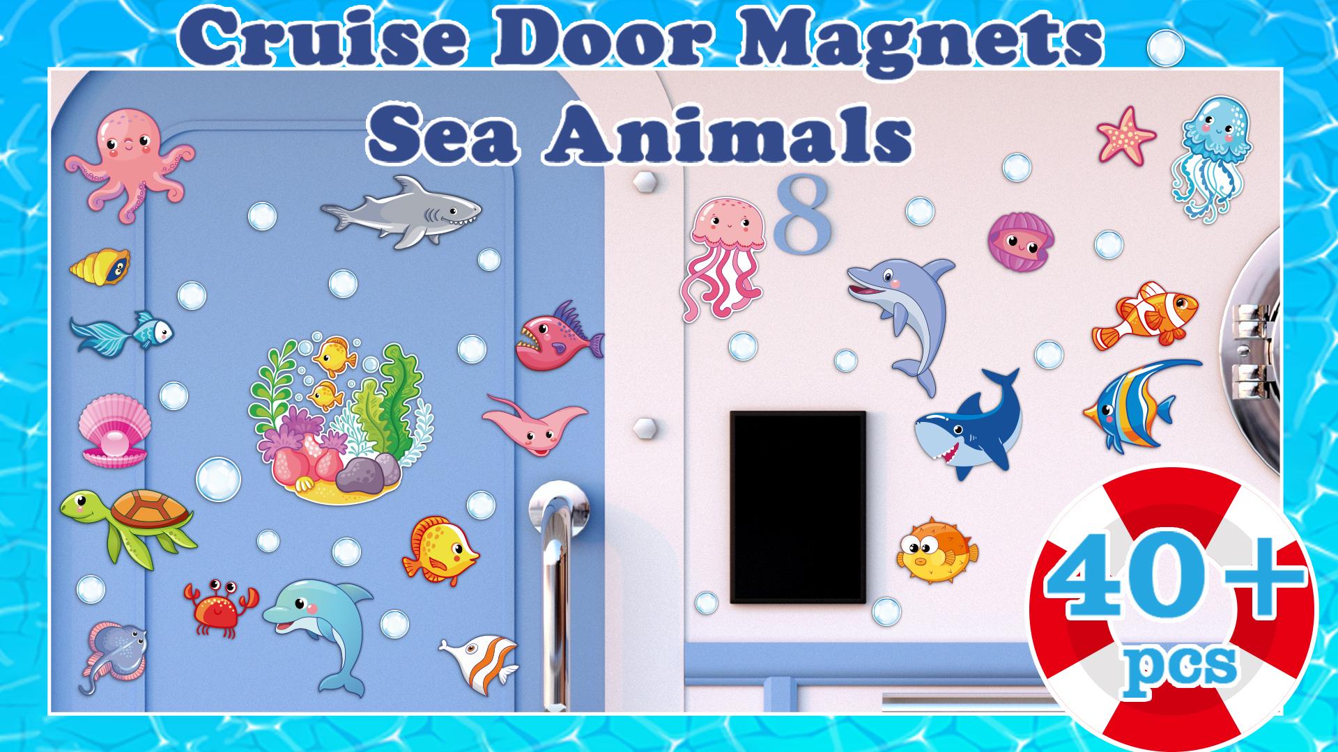 Imanes decorativos animales marinos para puerta miniatura 7