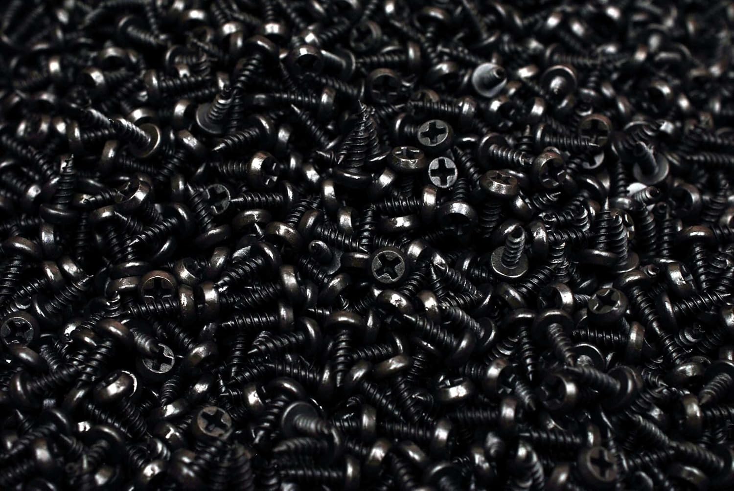 (2500) Phillips Pan Head 6 x 7/16 Framing Screw Sharp Piercing Point #6 Black