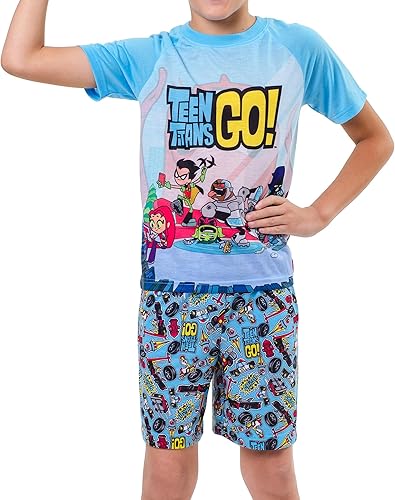 Miniatura 3 de Teen Titans Go. Corto Pajama Big Boys Chill 2 piezas