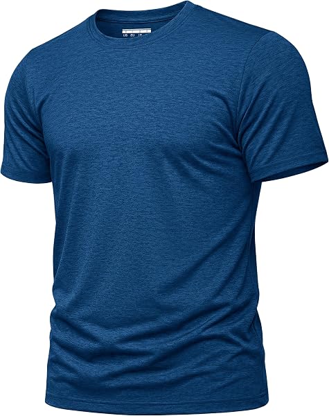 MAGCOMSEN Tee Shirt Homme de Sport Respirant Léger Running Musculation Gym Entraînement Fitness T Shirt Manches Courtes - 5