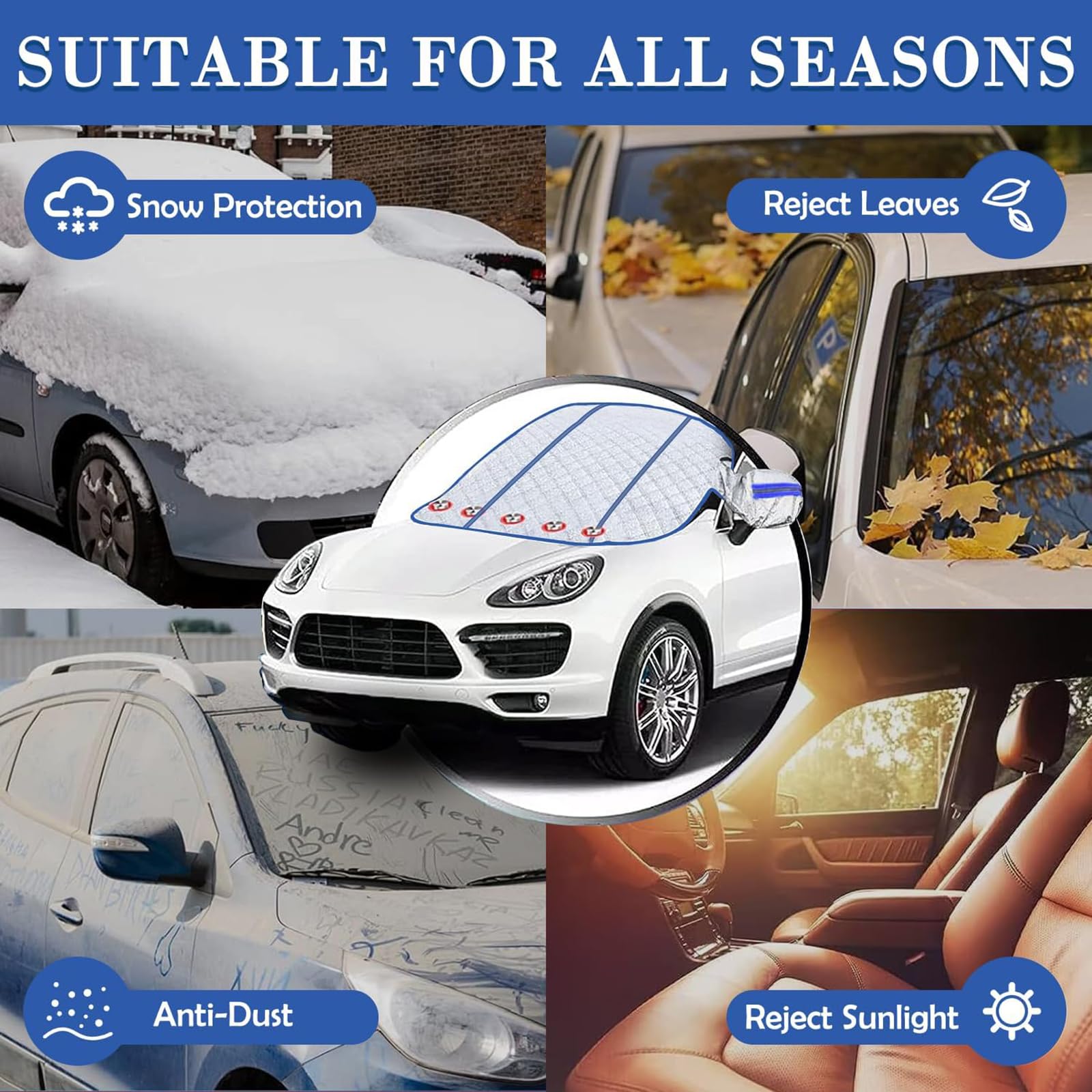 Pare Soleil Trafic 3 Couverture Enveloppe De Pare-Brise Avant