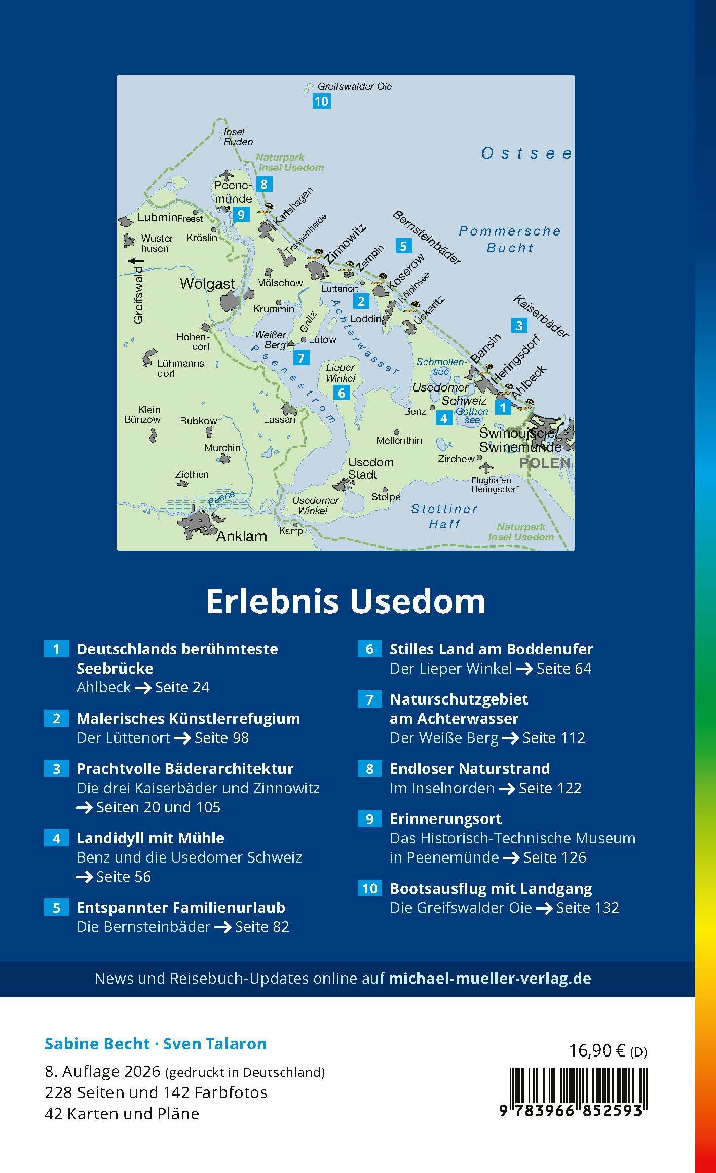 MICHAEL MÜLLER Reiseführer Usedom: 100% authentisch, aktuell und vor Ort recherchiert. (MM-Reisen)