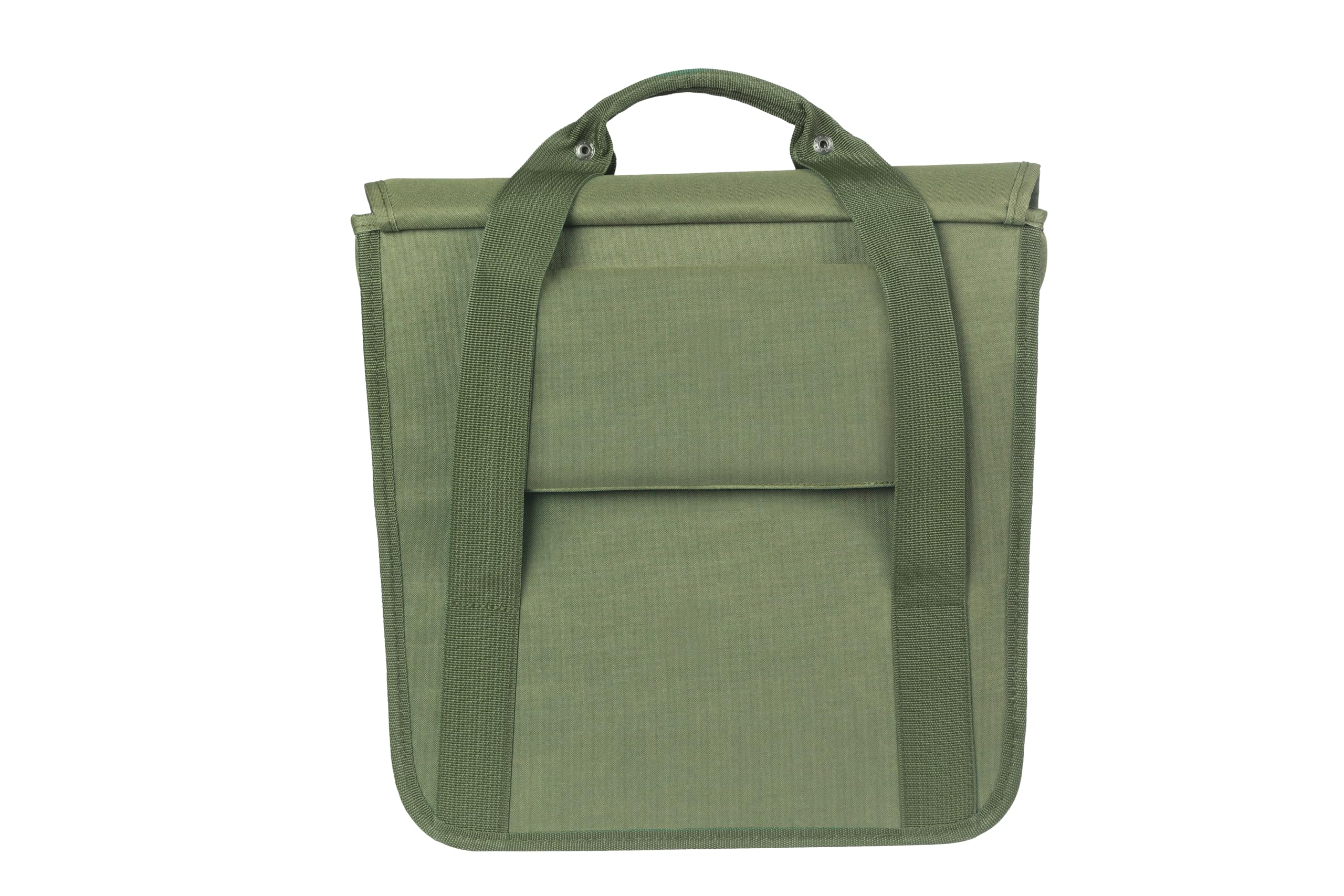 Basil Go Single Bag Shopper - 16 l, zielona, wodoodporna, idealna na wycieczki po mieście, zakupy i do codziennego użytku