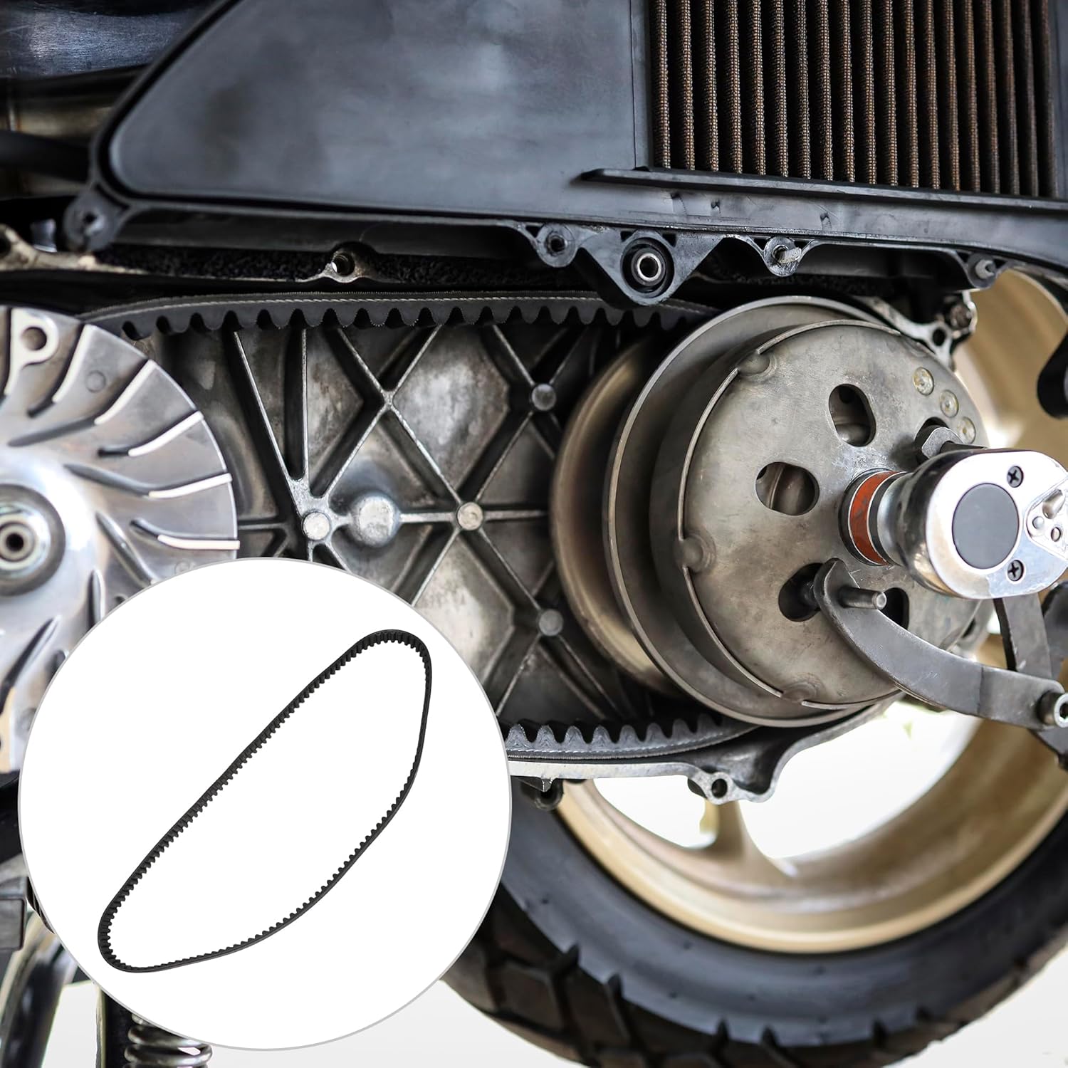 136T Motorcycle Drive Belt V-Belt for Harley Davidson Sportster 883 883C Roadster 883L 2004-2006 No.4057004/40570-04