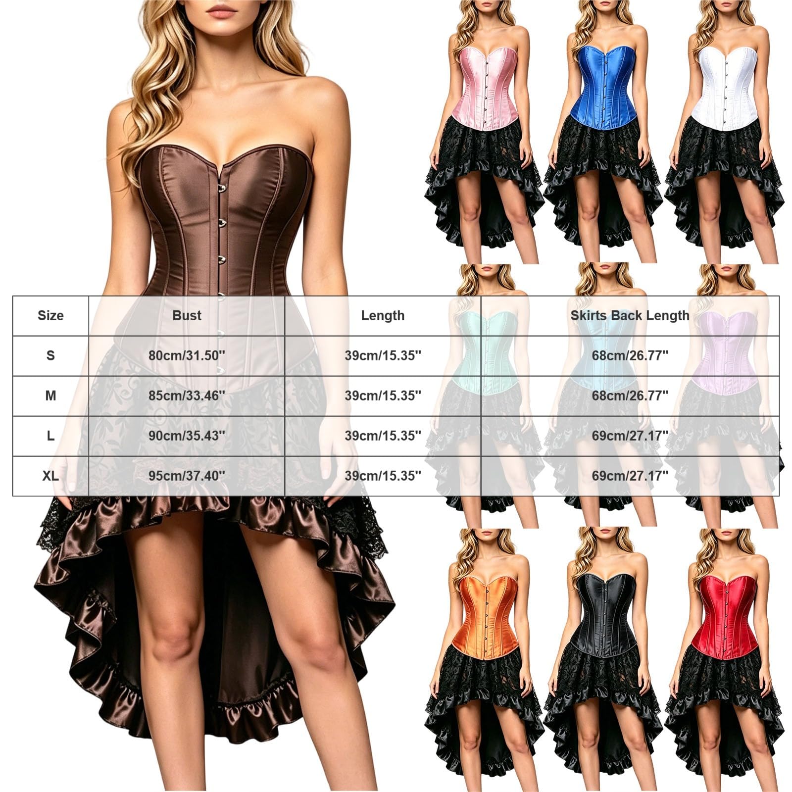 Generico Corsetto Body Modellante Body Modellante Senza Maniche da Donna a Tinta Unita con Spalline Regolabili, Intimo Push up per Glutei e Addome, Collant Modellanti per la Vita, Bustino Addome