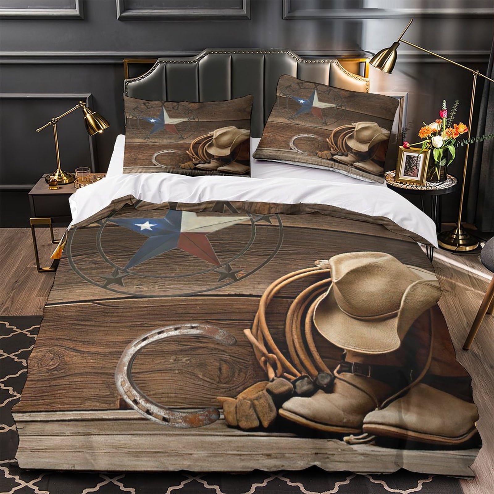 Housse de couette hypoallergique respirante douce hirondelles 220x240cm pour lit king