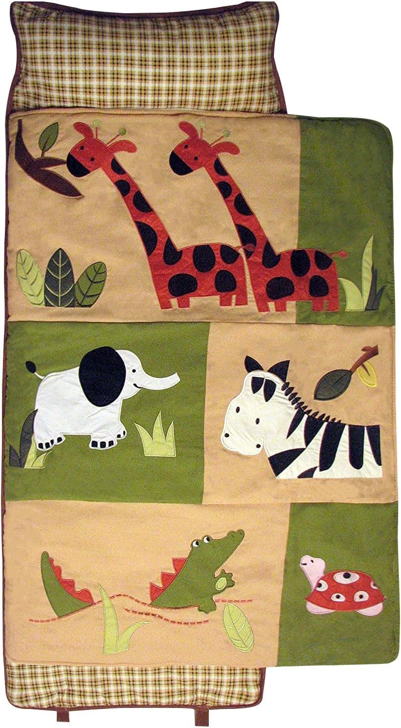 SoHo Rollable Nap Mat for Toddlers, Safari Jungle