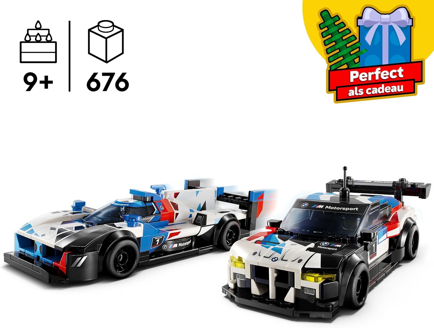 LEGO Speed Champions BMW M4 GT3 & BMW M Hybrid V8 racewagen