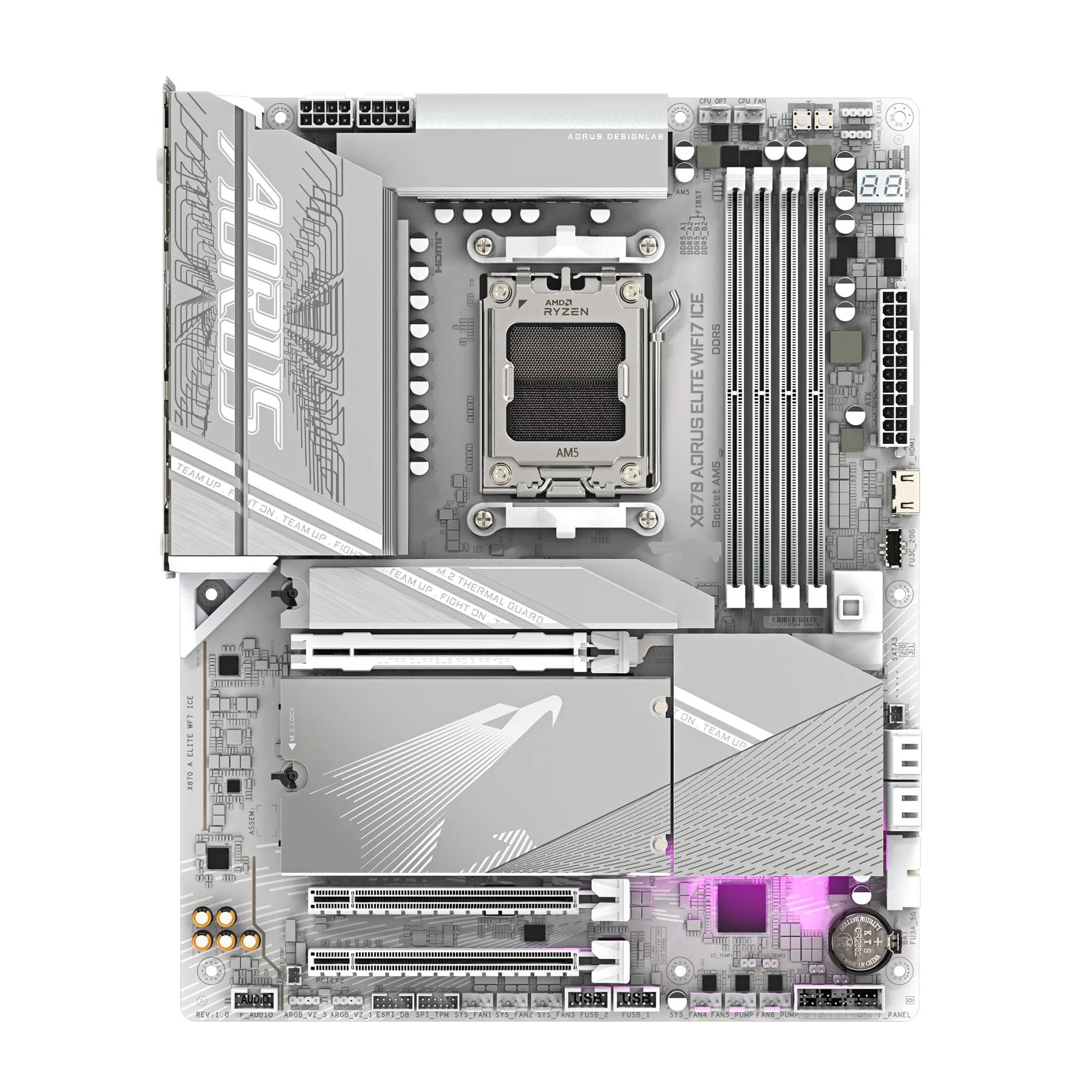 Cartes mères Fit for GIGABYTE X870 AORUS Elite WIFI7 Ice