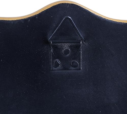 Miniatura 7 de NOVICA Espejo de pared de madera y vidrio pintado inverso, verde, estrella verde