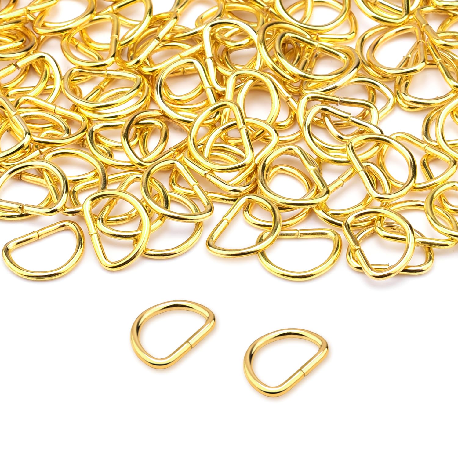 D Ring Buckles - 100 Pack for Crafts & Bags -27