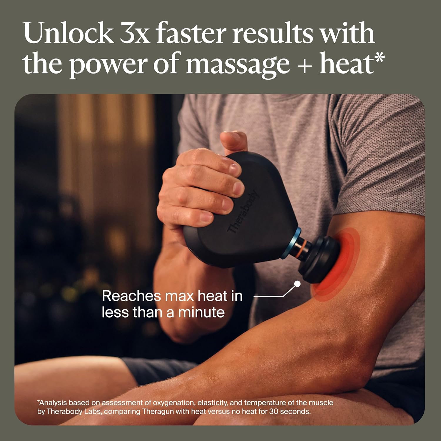 Mini Plus Massage Gun by Therabody - Portable Massage Enhanced with Heat – 