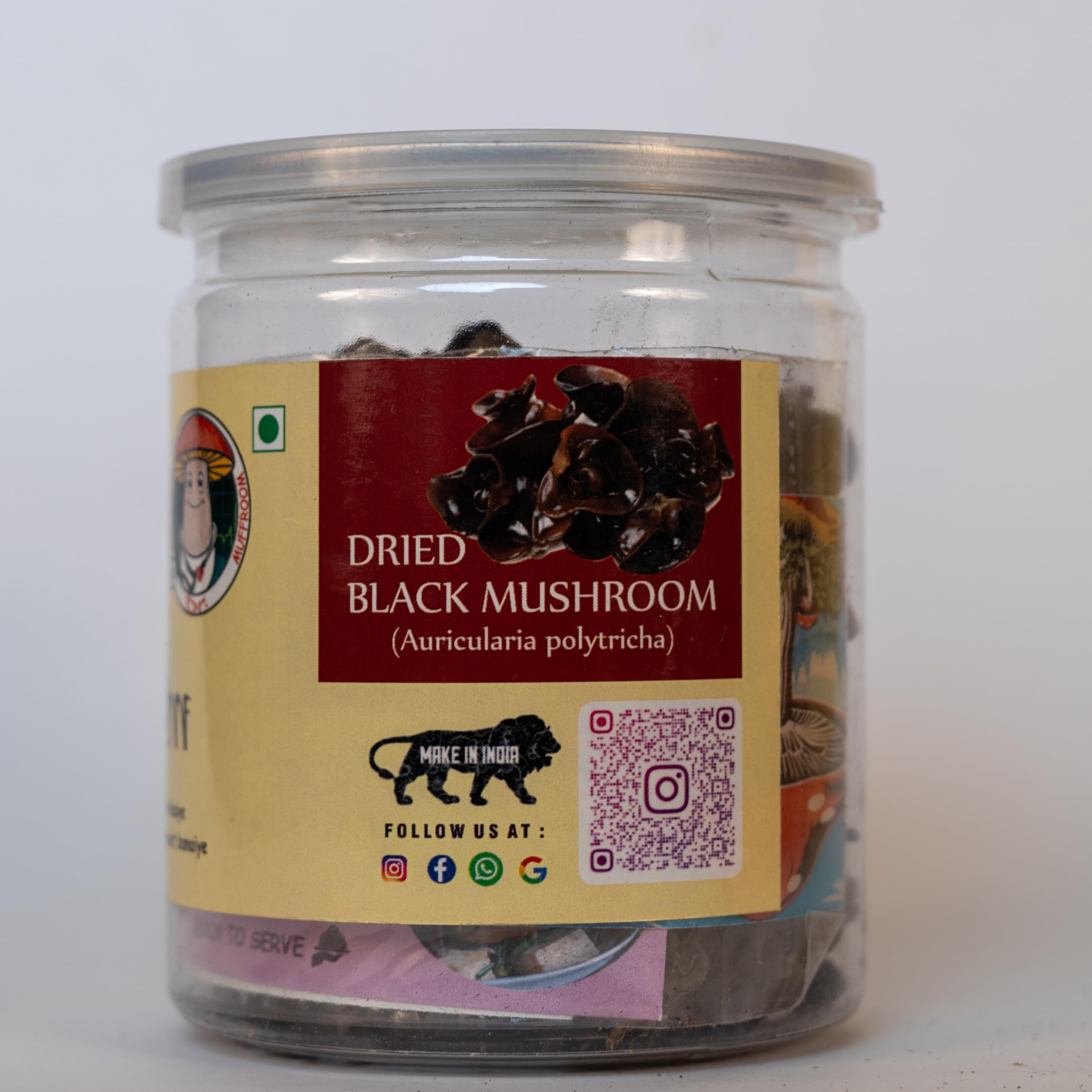 Dr.Muffroom Dried Black or Wood-Ear Mushrooms || Cholesterol Free || Heart-Healthy || Versitile Culinary Delight || Umami Blast || 100% Natural Organically Dried Mushrooms || 40 Grams 2