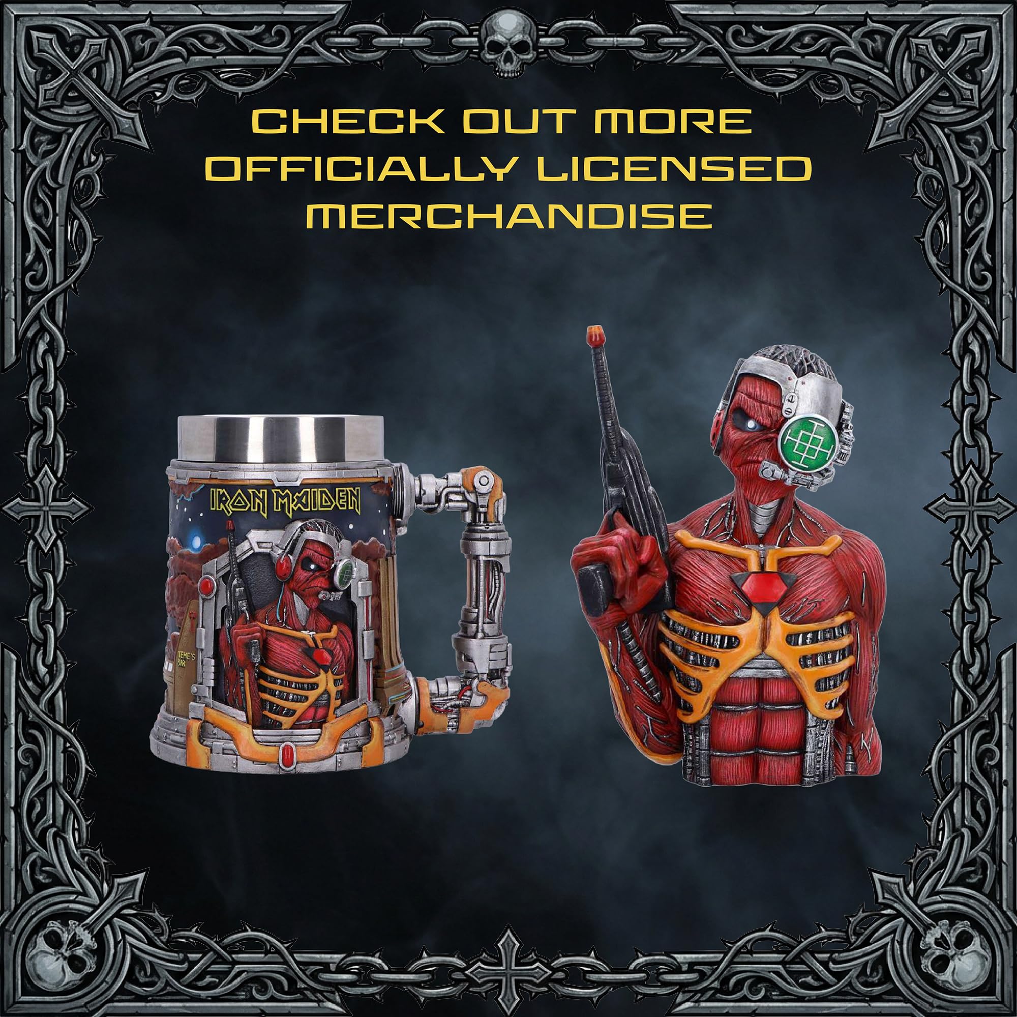 Nemesis Now Iron Maiden Can I Play With Madness Goblet