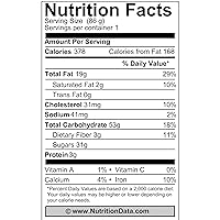 Vista 5 de Dolci di Maria Brownies de chocolate Snack sin gluten y lácteos 1 paquete de 6 brownies, 3.0 onzas cada uno