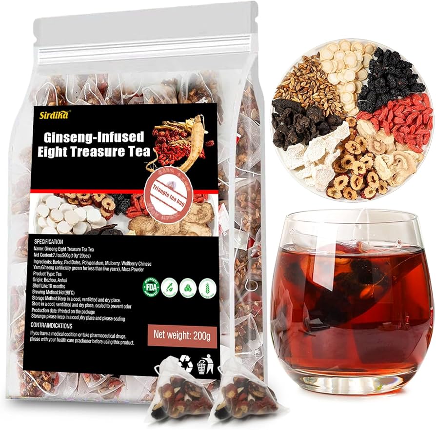 Amazon.com : Ginseng-Infused Eight Treasure Teas, Kidney Tea