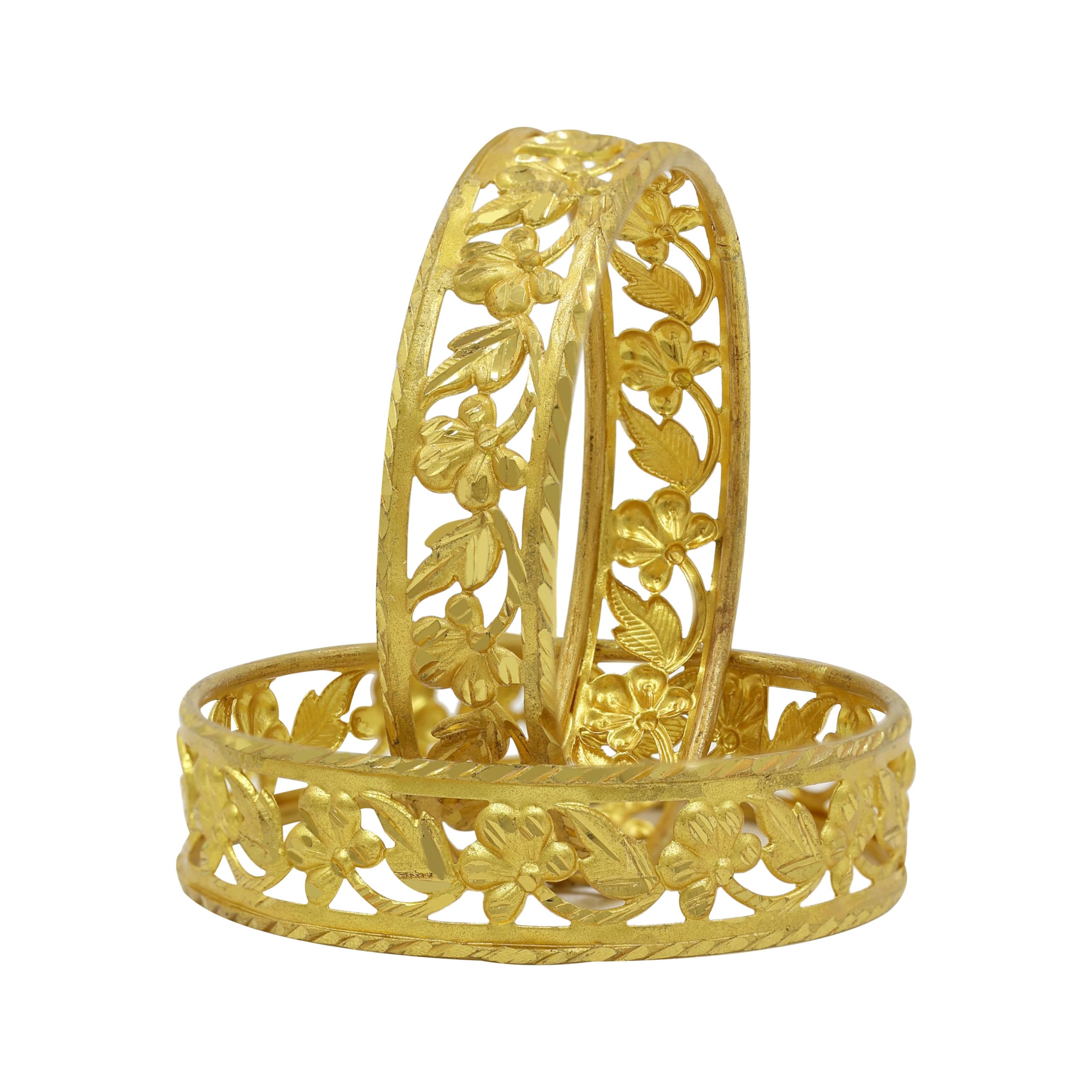 See full amazon price history chart for SAIYONI Blossom Bliss Gold Plated Bangle Pack Of 2 - Gold (15165_2.8) | Crafted For Her With An Affection For Artistry SAIYONI Blossom Bliss Gold Plated Bangle Pack Of 2 - Gold (15165_2.8) | Crafted For Her With An Affection For Artistry (B0CS378DH5) Amazon Price History, Amazon Price Tracker