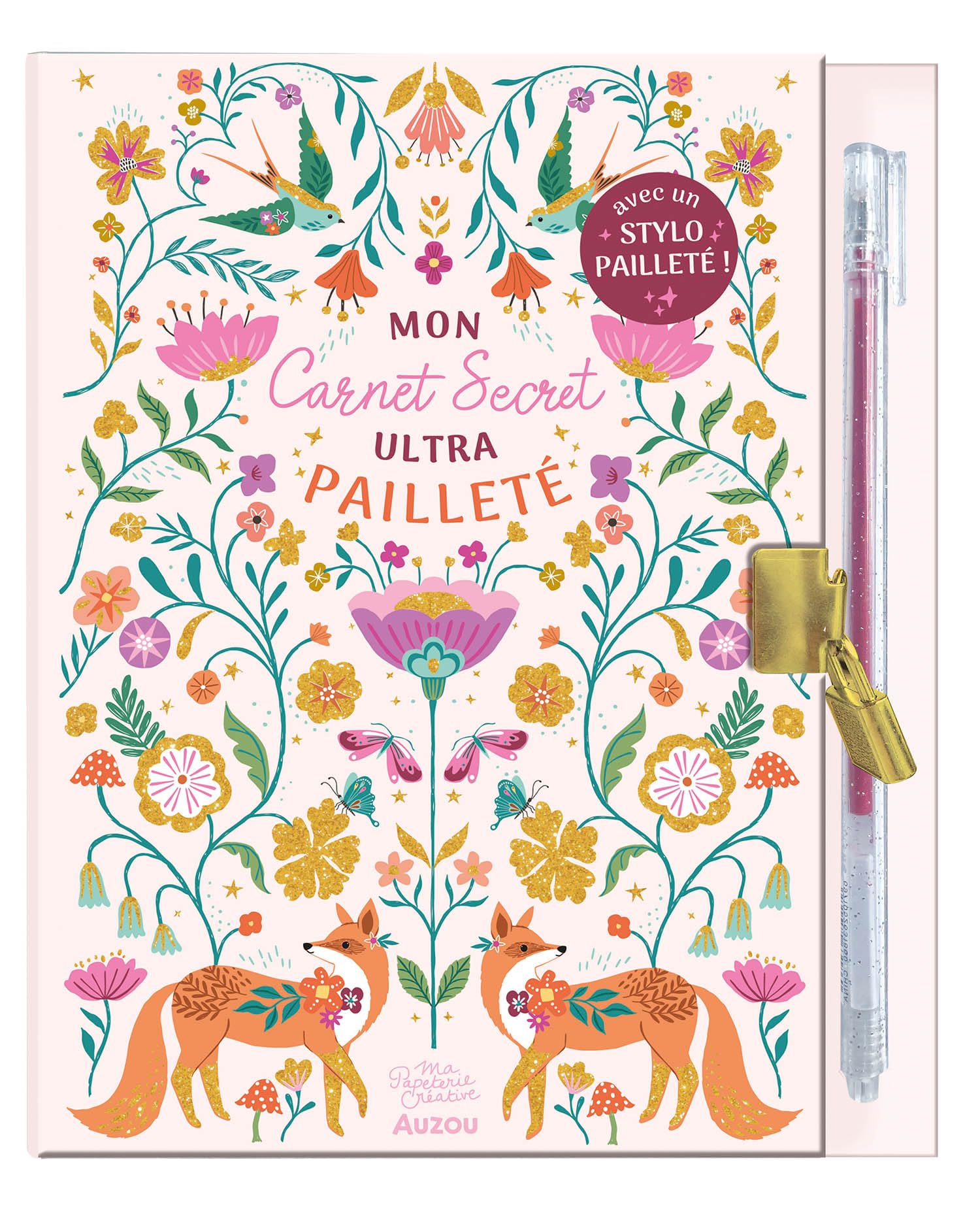 Mon carnet secret ultrapailleté