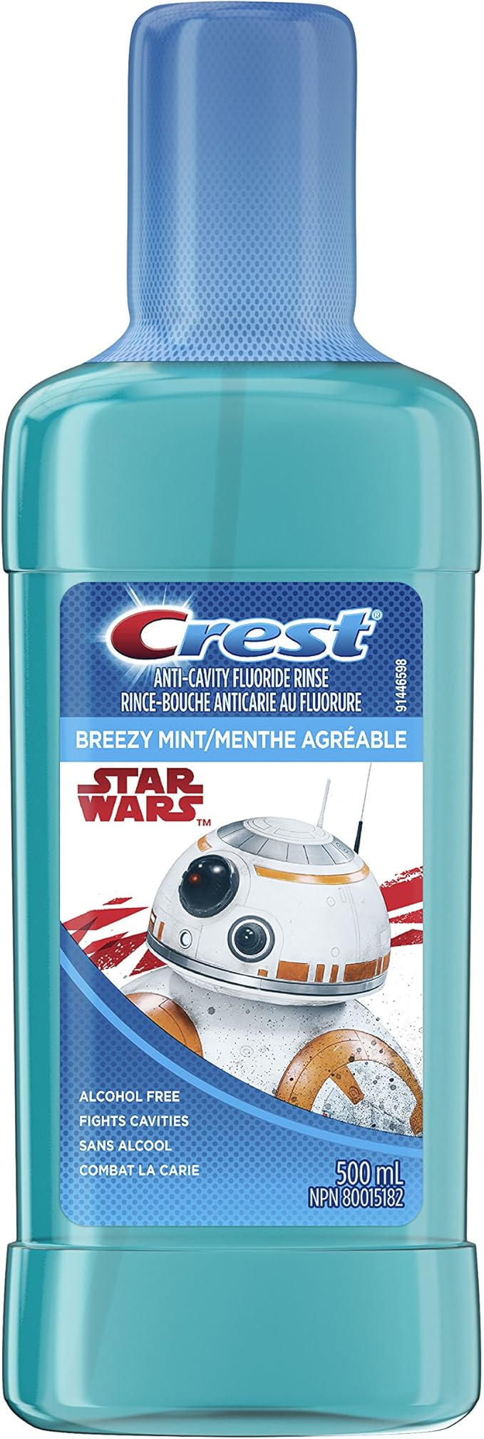 Crest Pro-Health Jr. Minty Breeze Disney Star Wars Mouth Rinse for Kids ...