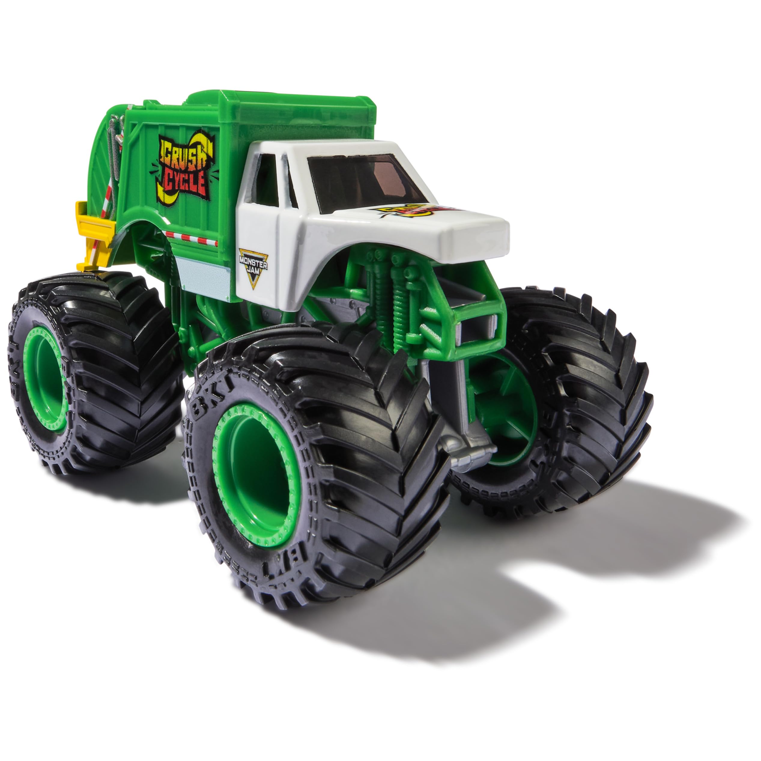 Monster Jam, Oficjalna ciężarówka Crush Cycle Monster Truck w skali 1:64 zabawki dla dzieci od 3 lat