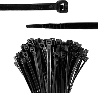 Beadnova Cable Ties Tie Wraps Zip Ties Heavy Duty for Cables and Cords(10 Inch, Black, 100pcs)