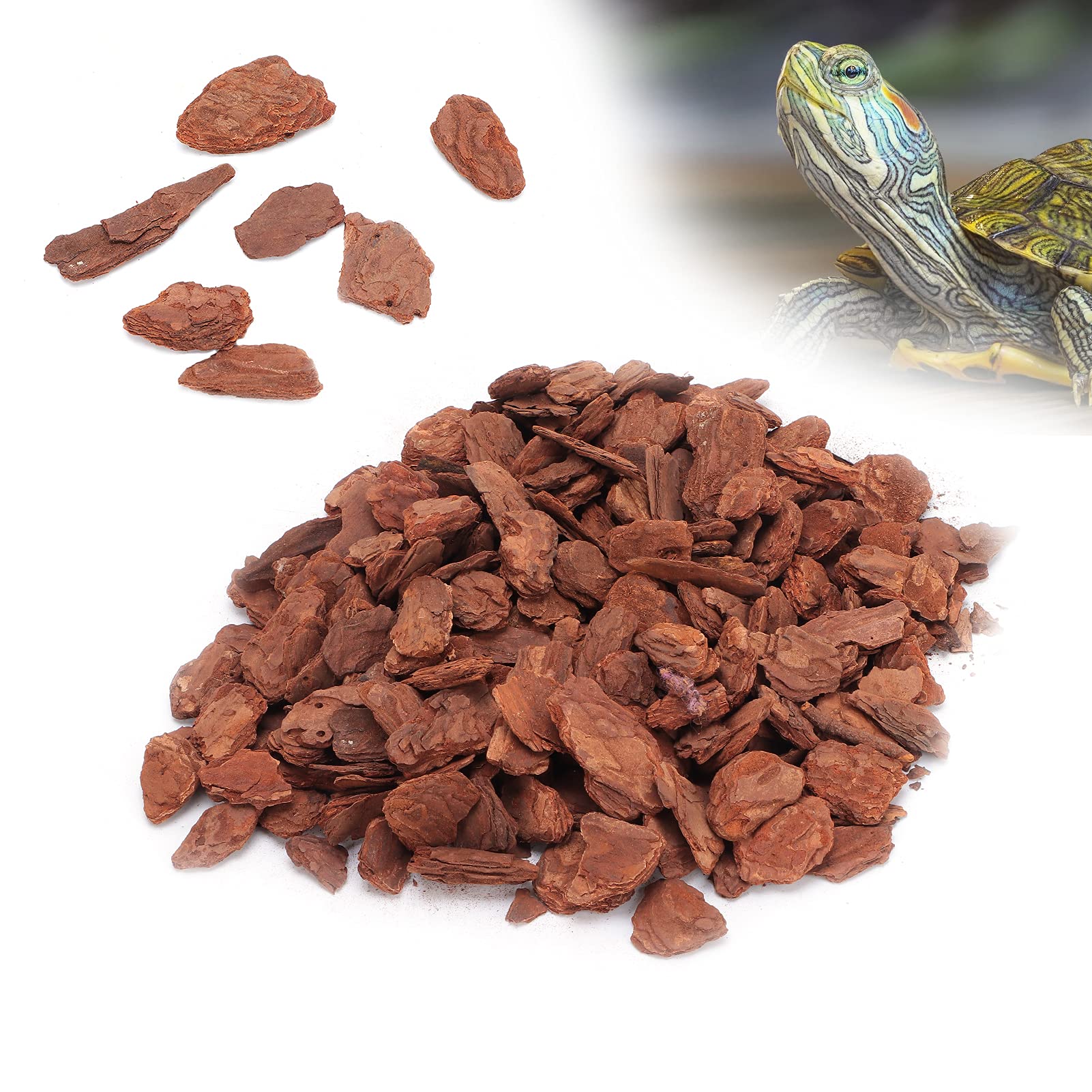Litière D'Écorce De Pin Naturelle en Granulés sans Fibres pour Reptiles 250g