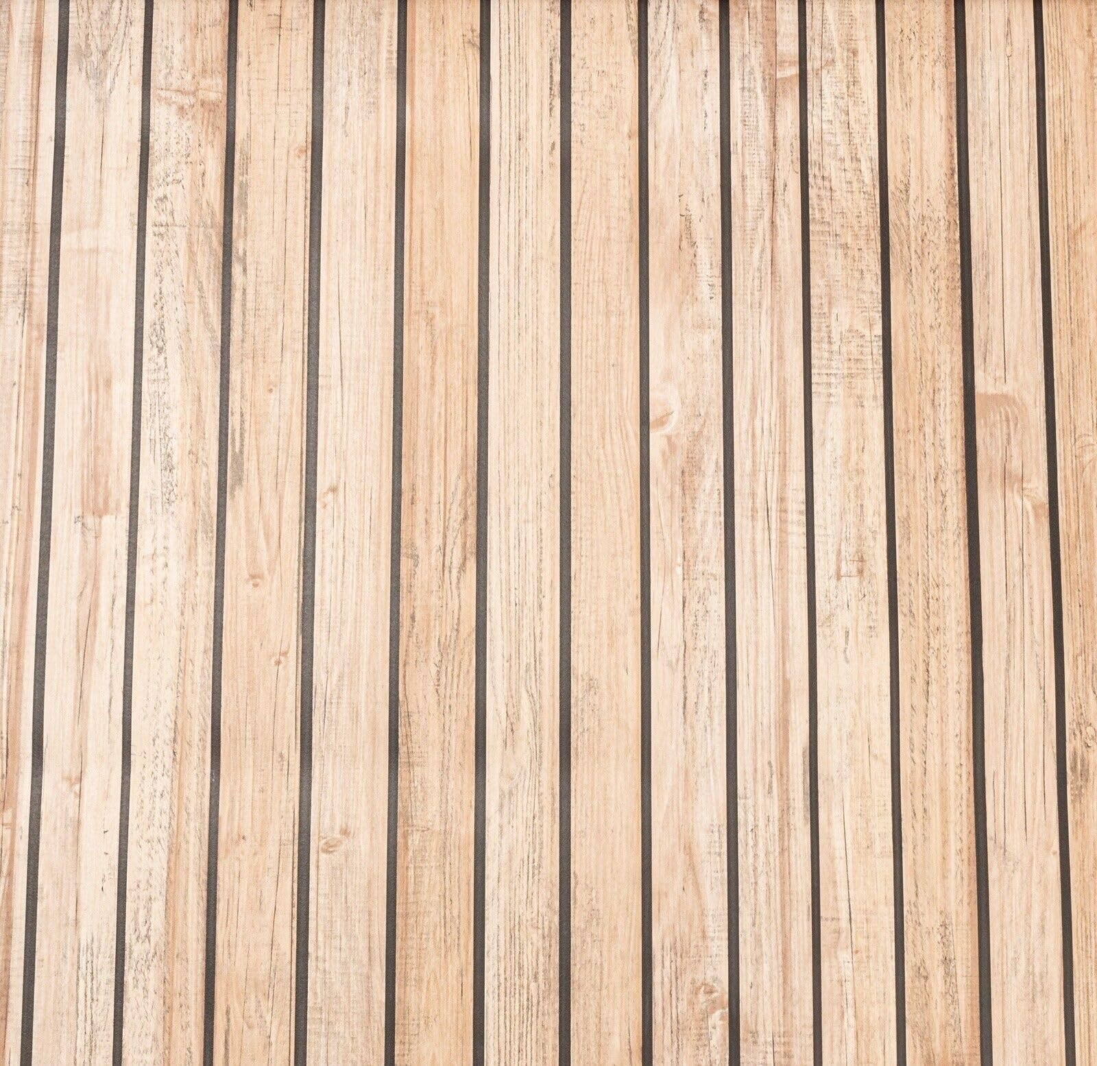 Sophie Laurence Sample - Brown 3D Effect Pink Wooden Panelling Slat Wallpaper (Sample - Brown)