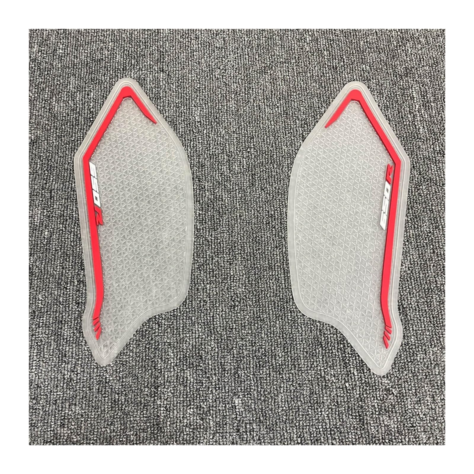 for CBR650R CB650R 2019-2023 Side Fuel Tank Pad Tank Pads Stickers Decal Gas Knee Grip Traction Pad Tankpad(5 White)