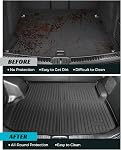 Car Floor Mats for Ford Escape 2009-2012, for Mazda Tribute/Mercury Mariner 2009-2011, Accessories for Escape/Tribute/Mariner, All Weather Rubber Mats Custom Fit Trunk Cargo Liner, Not for Power Seats