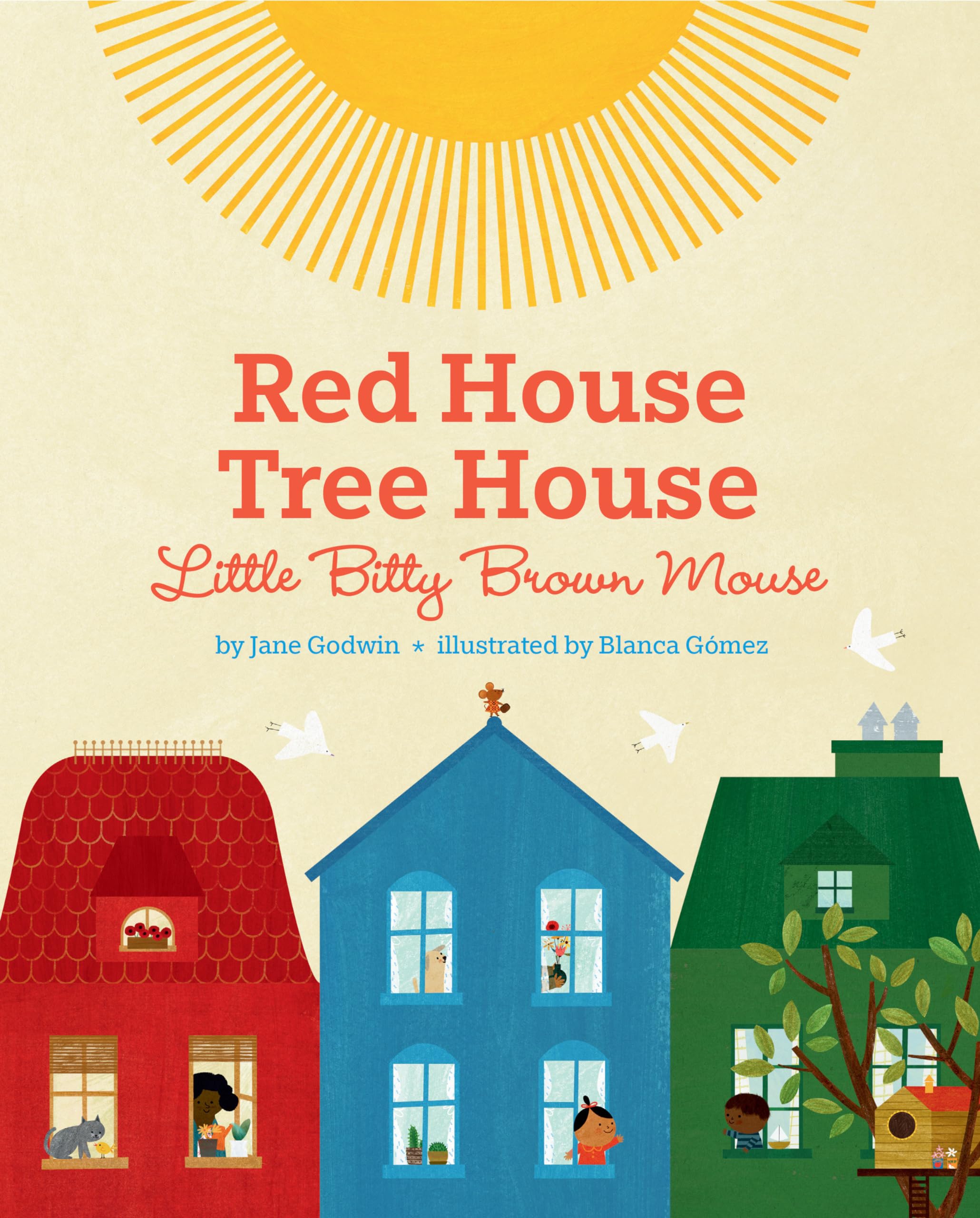 RED HOUSE TREE HOUSE LITTLE BITTY BROWN