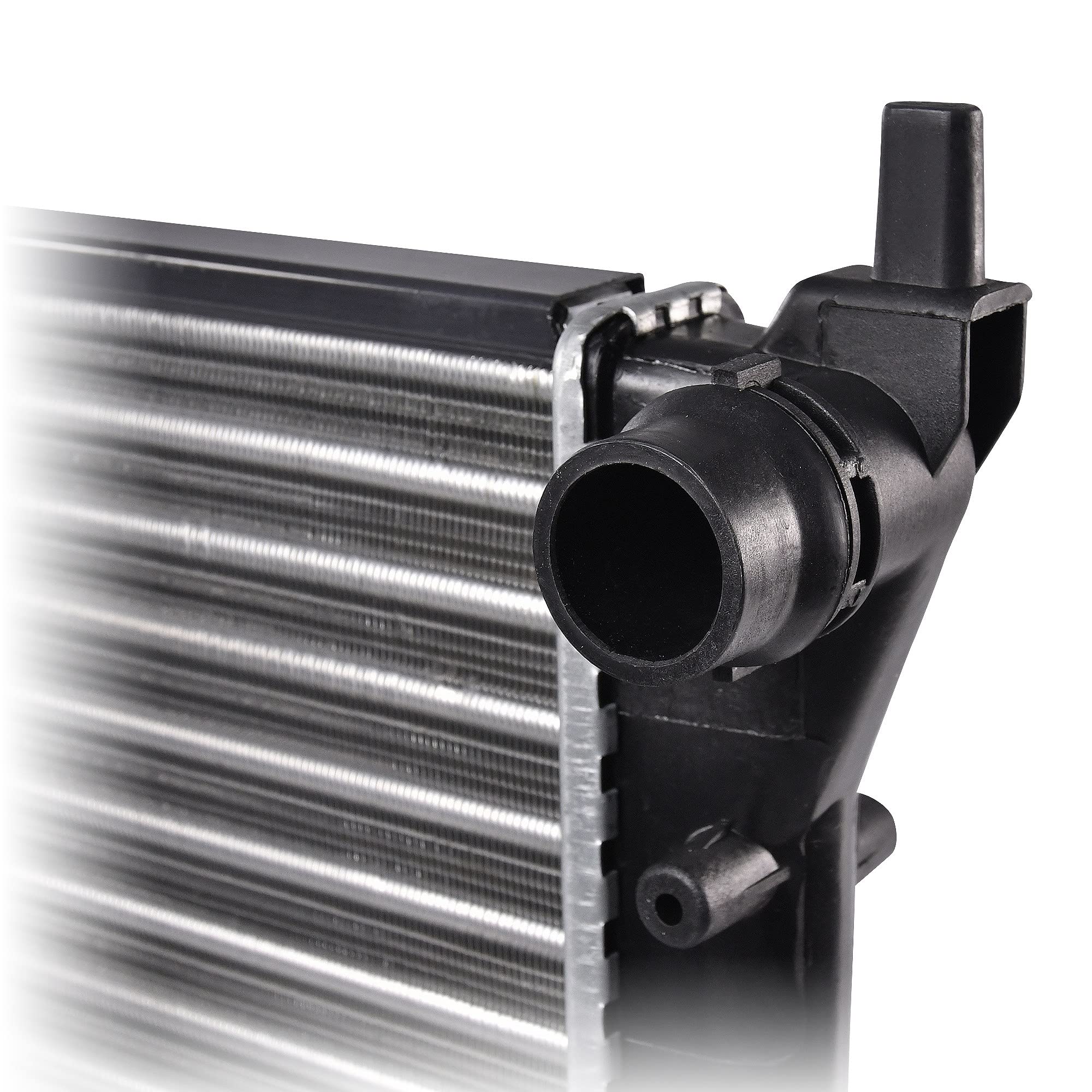 BESTPRICE 1x Radiatore acqua motore compatibile con AUDI A3, SEAT ALTEA, LEON, TOLEDO, SKODA OCTAVIA 2, SUPERB 2, VW CADDY, EOS, GOLF PLUS 5, GOLF 5, GOLF 6 Variant, JETTA, PASSAT B6, TOURAN