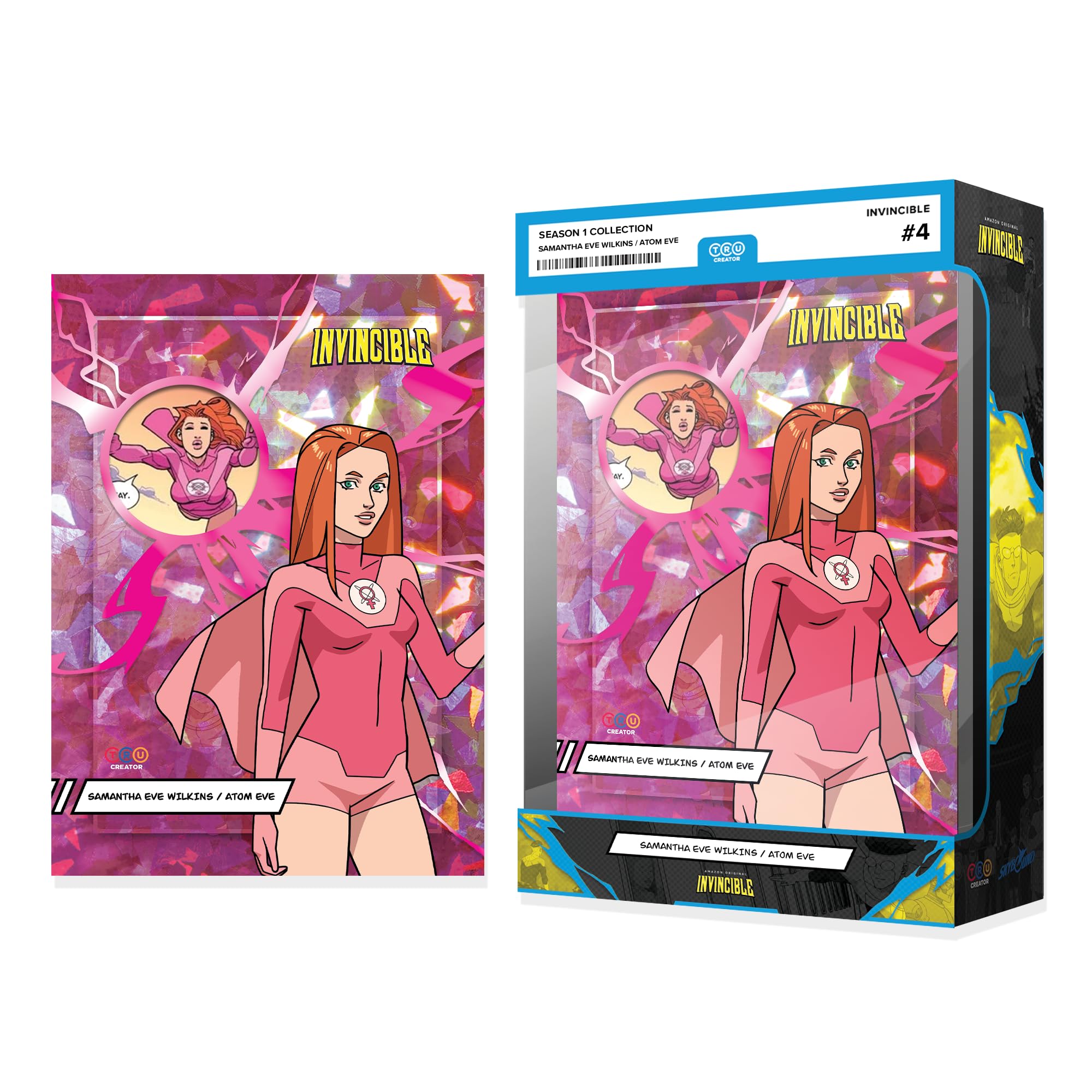 Invincible Stagione 1 Collezione Blind Box – 1 Jumbo 5x7 pollici Prodotto con Licenza Ufficiale Comic Relic Trading Card – Reliquie Fumetti