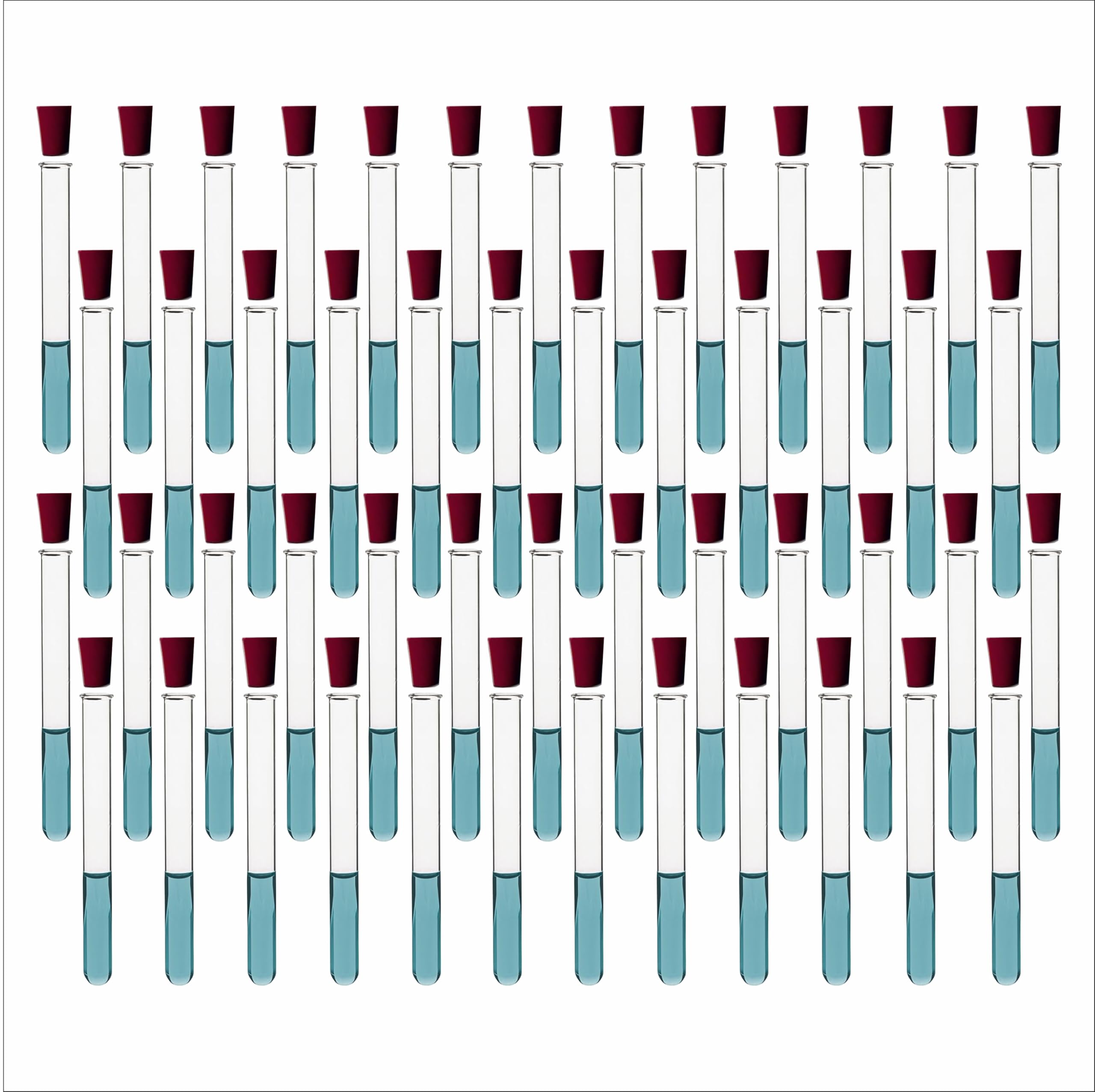 VVS Borosilicate Glass Test Tube with Rubber Cork Stoppers - Set of 100 (50 test tube, 50 cork) (15x125) For Lab Laboratory, School, College And Professional use (B0D31WBYDQ) Amazon Price History, Amazon Price Tracker