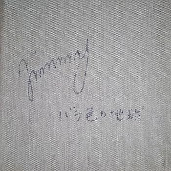 Amazon.co.jp: ジミー大西 油彩画 肉筆保証 肉筆サイン F4サイズ 額装