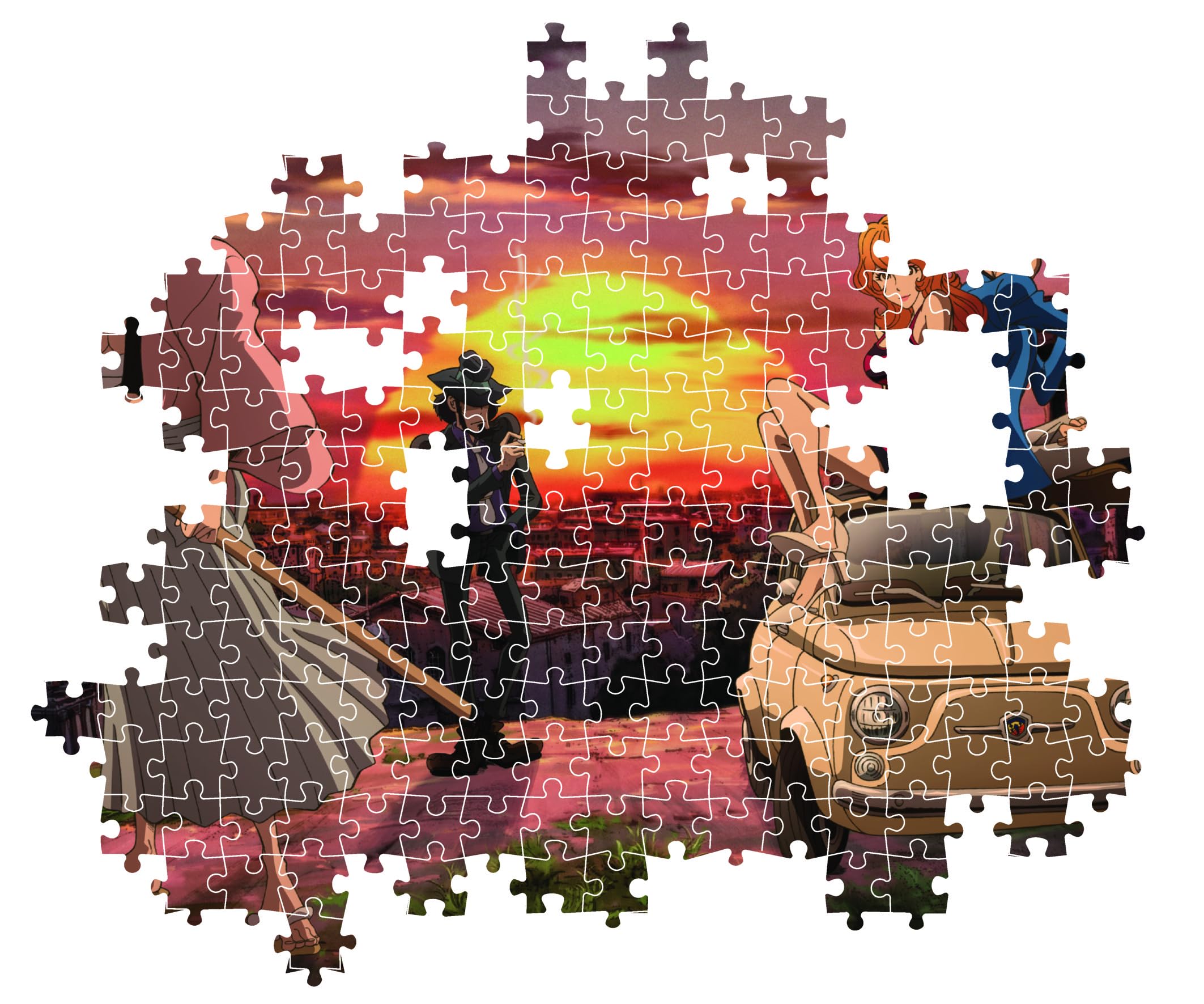 Amazon.com: Clementoni Puzzle Lupin III, 1000 Pieces, Compact Box