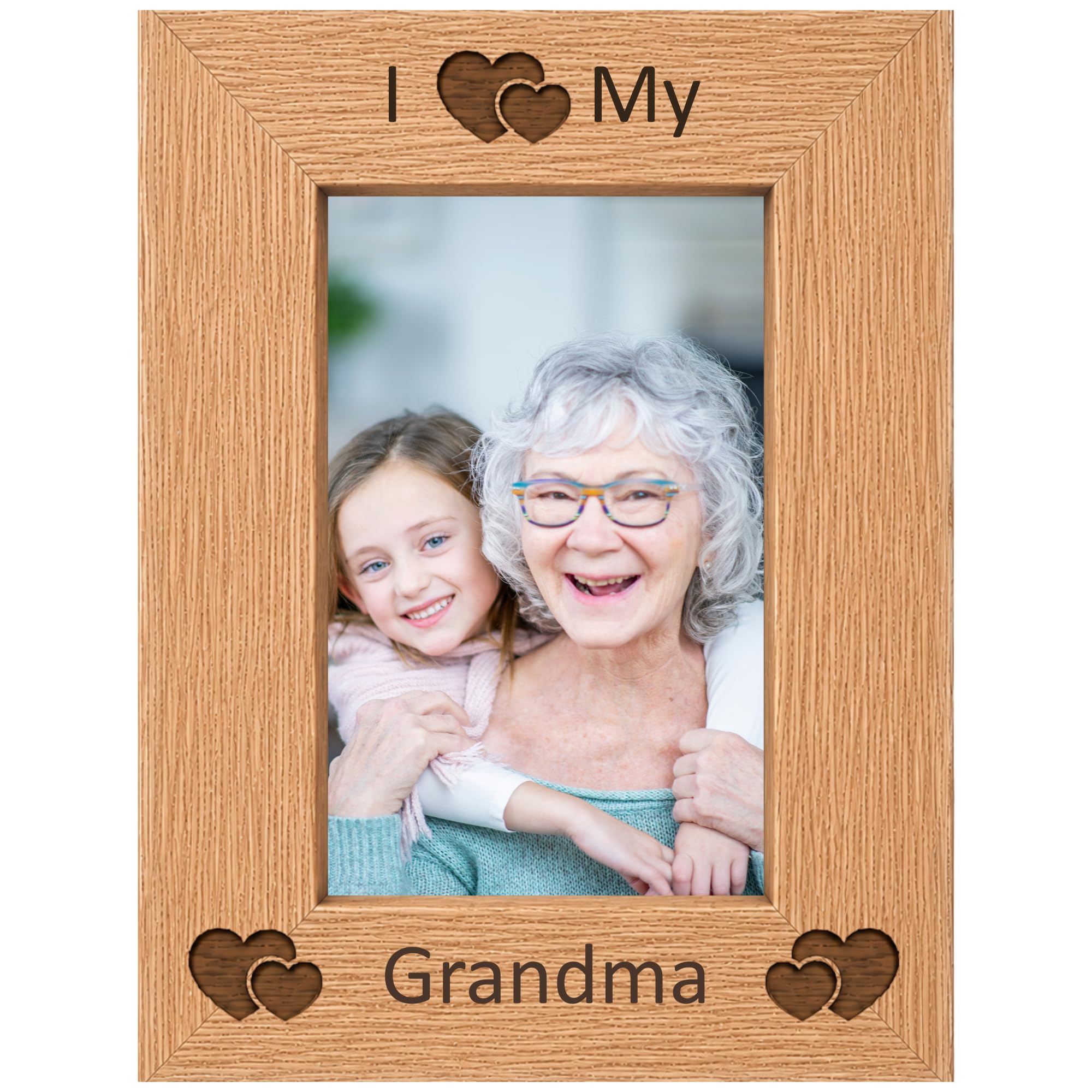 Chris Bag Of Goodies Brown I Love My Grandma 6X4 Photo Picture Frame Keepsake Gift Idea From Grandson Granddaughter Grandchild For Birthday Present Christmas Mothers Day