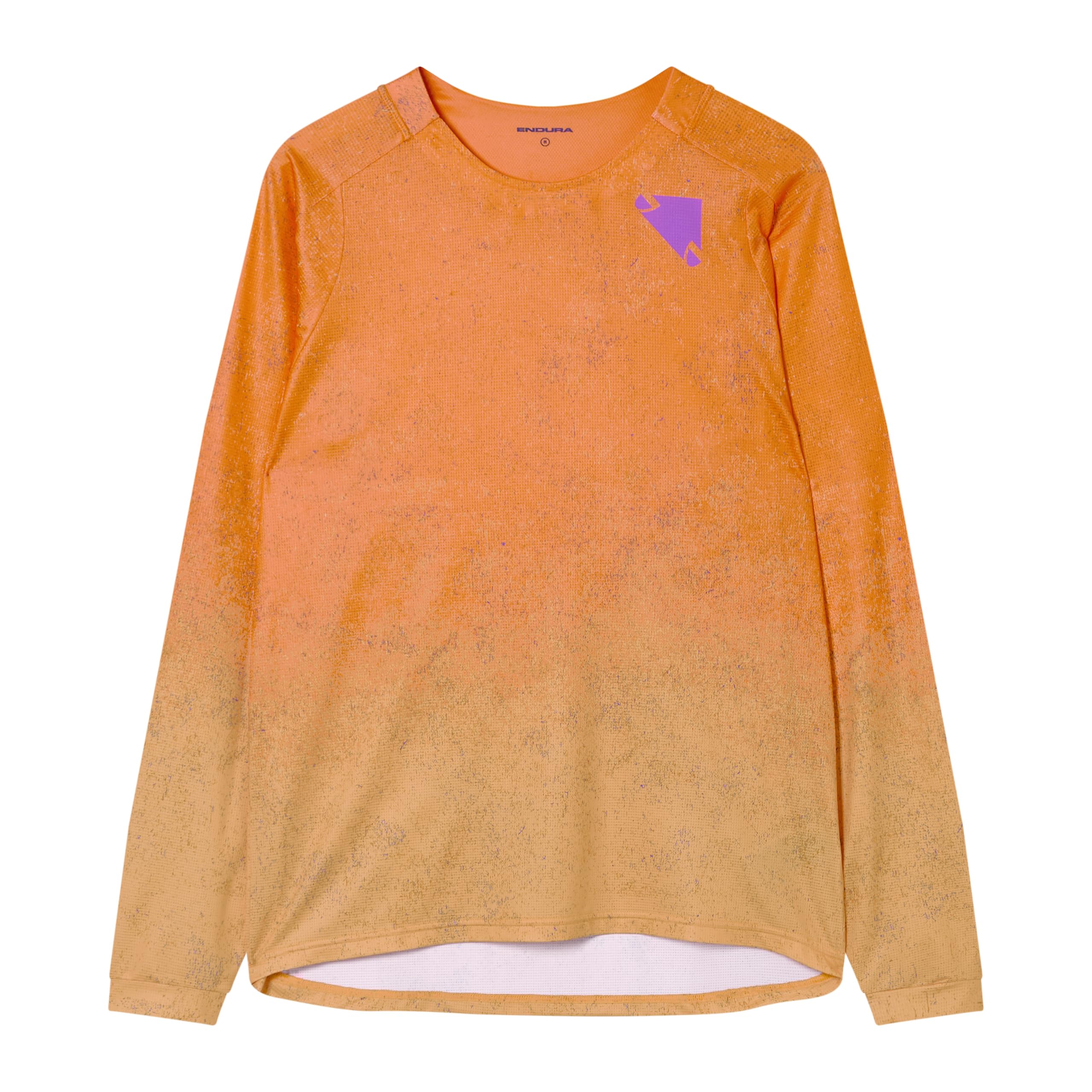 Endura Singletrack Long Sleeve Cycling Print Tee Maglietta da Ciclismo a Maniche Lunghe con Stampa singletrack Uomo (Pacco da 1)