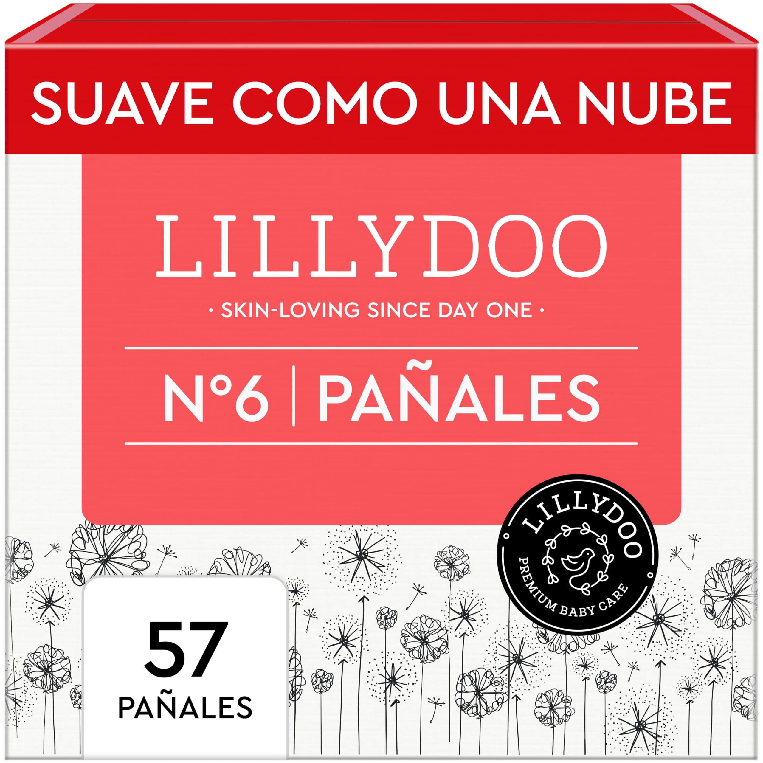 Pañales LILLYDOO delicados con la piel - talla 1 (2+ kg), caja de medio mes (72 unidades), protección contra fugas, suaves, sin perfumes ni lociones y dermatológicamente probados — view 15