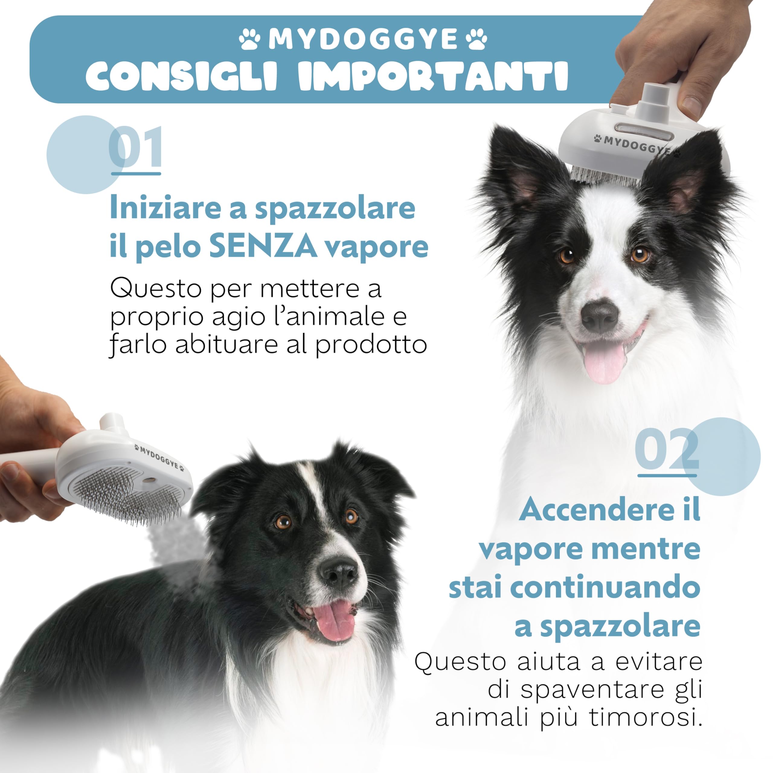 Tappetino Alimentazione Assorbente E Antiscivolo In Poliestere Per Cani E Gatti, Con Spazzola Pulente In Spugna, 30x50 Cm